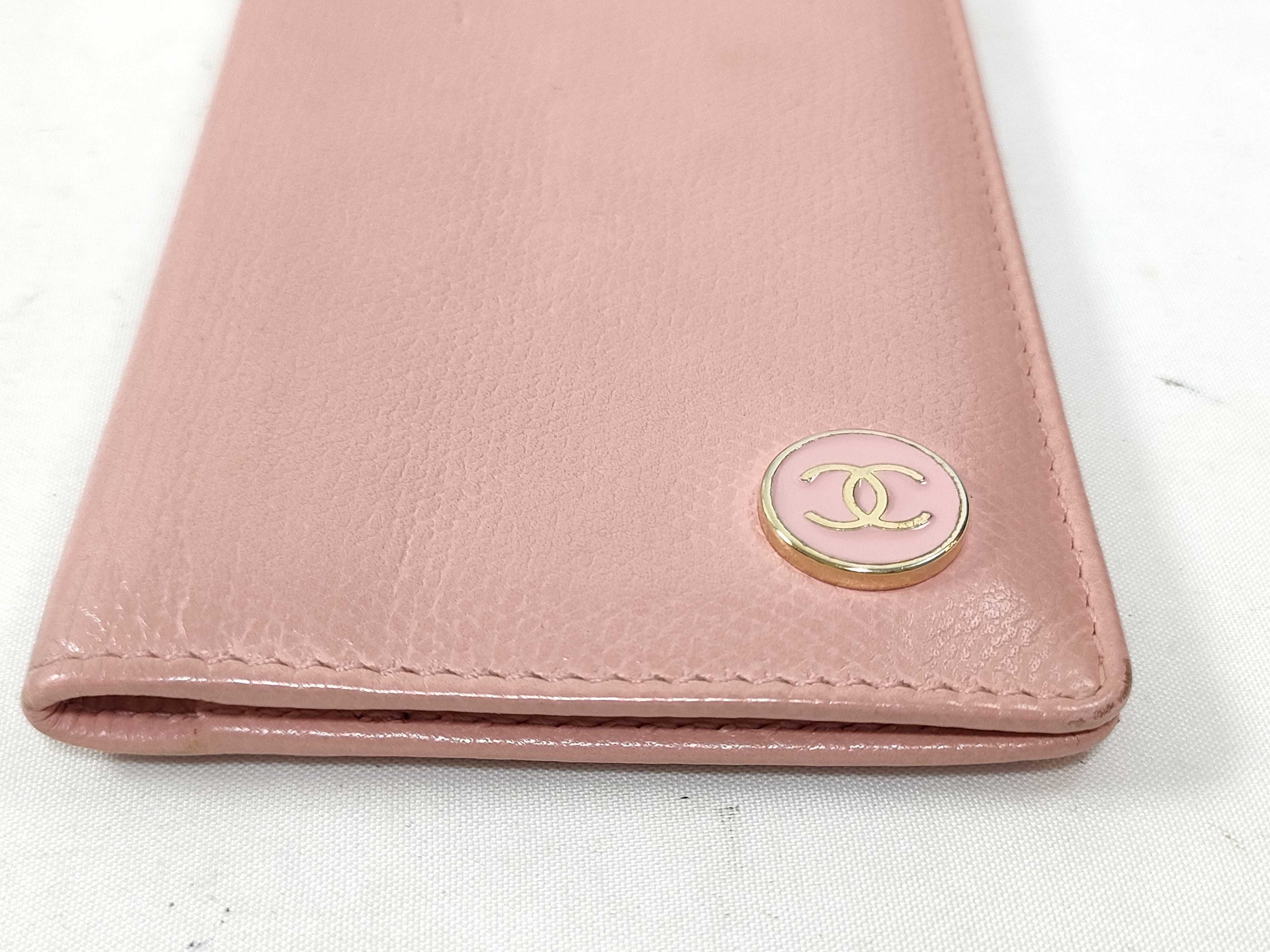 Leather Card Case Pink (Card Case/Pass Case/Business Card Holder) — view 4
