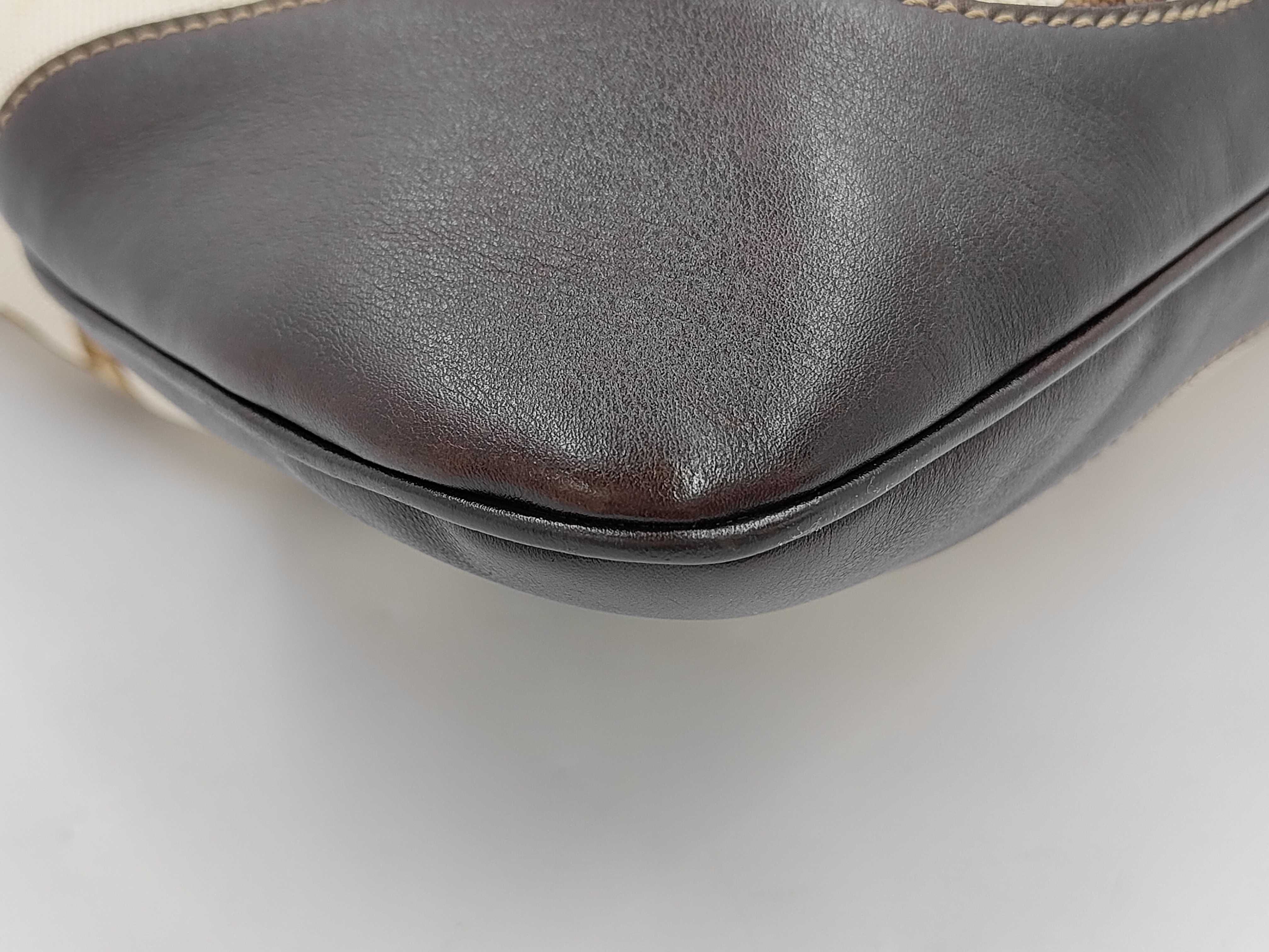 Jackie Horsebit Canvas Handbag 153693 — view 7