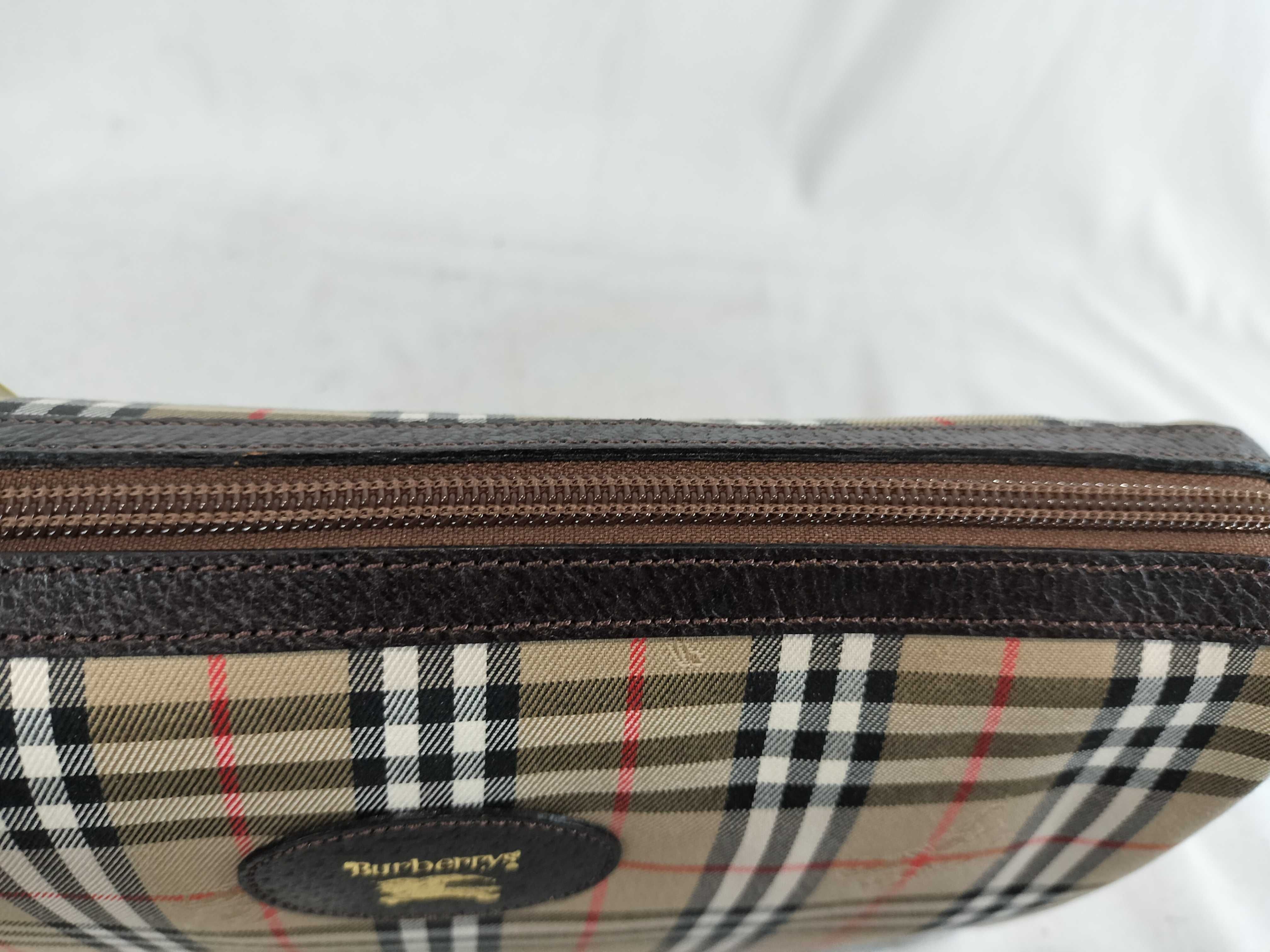 Burberry's Plaid Clutch Bag with Tag Clutch Bag — view 6
