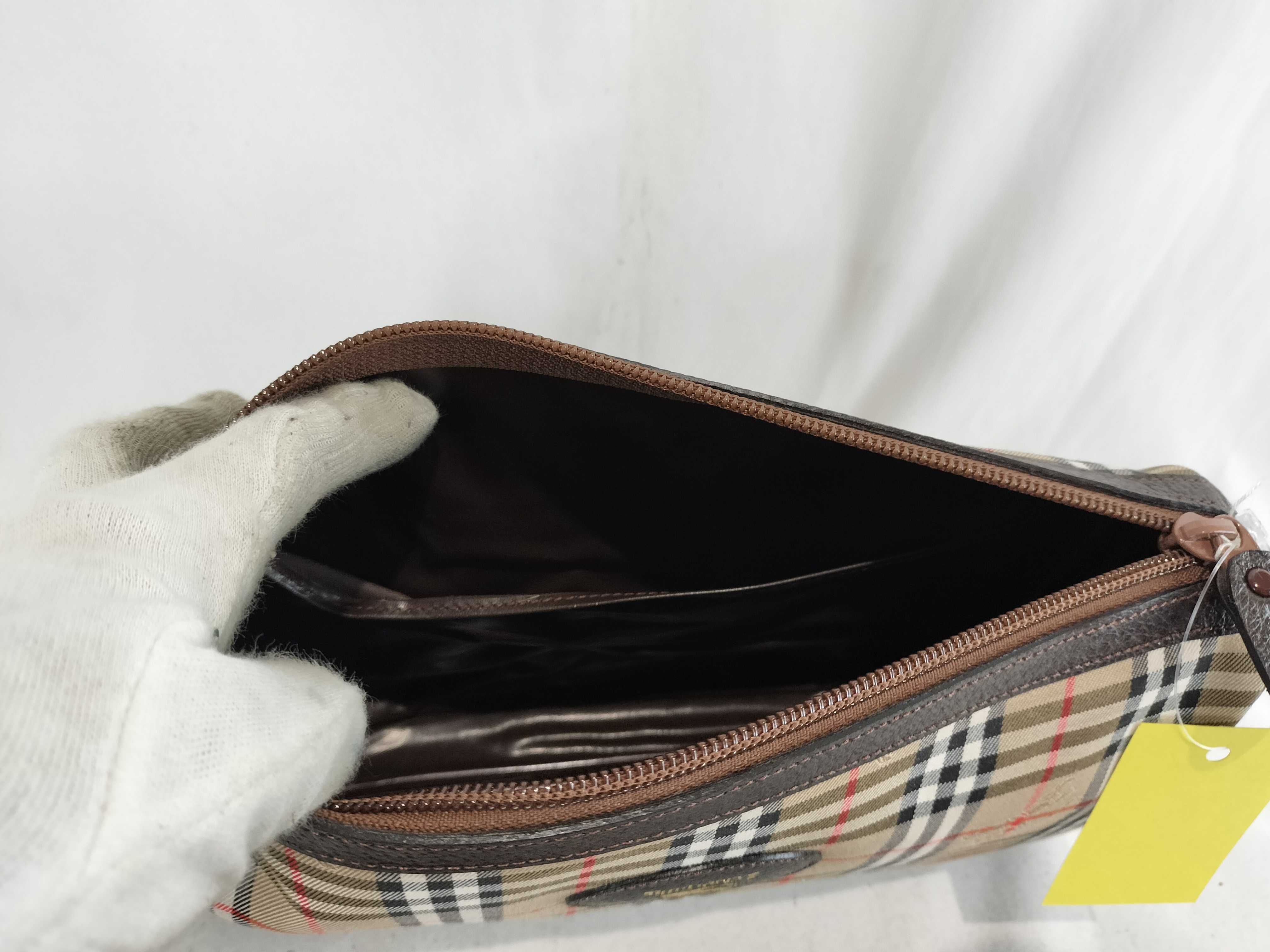 Burberry's Plaid Clutch Bag with Tag Clutch Bag — view 7