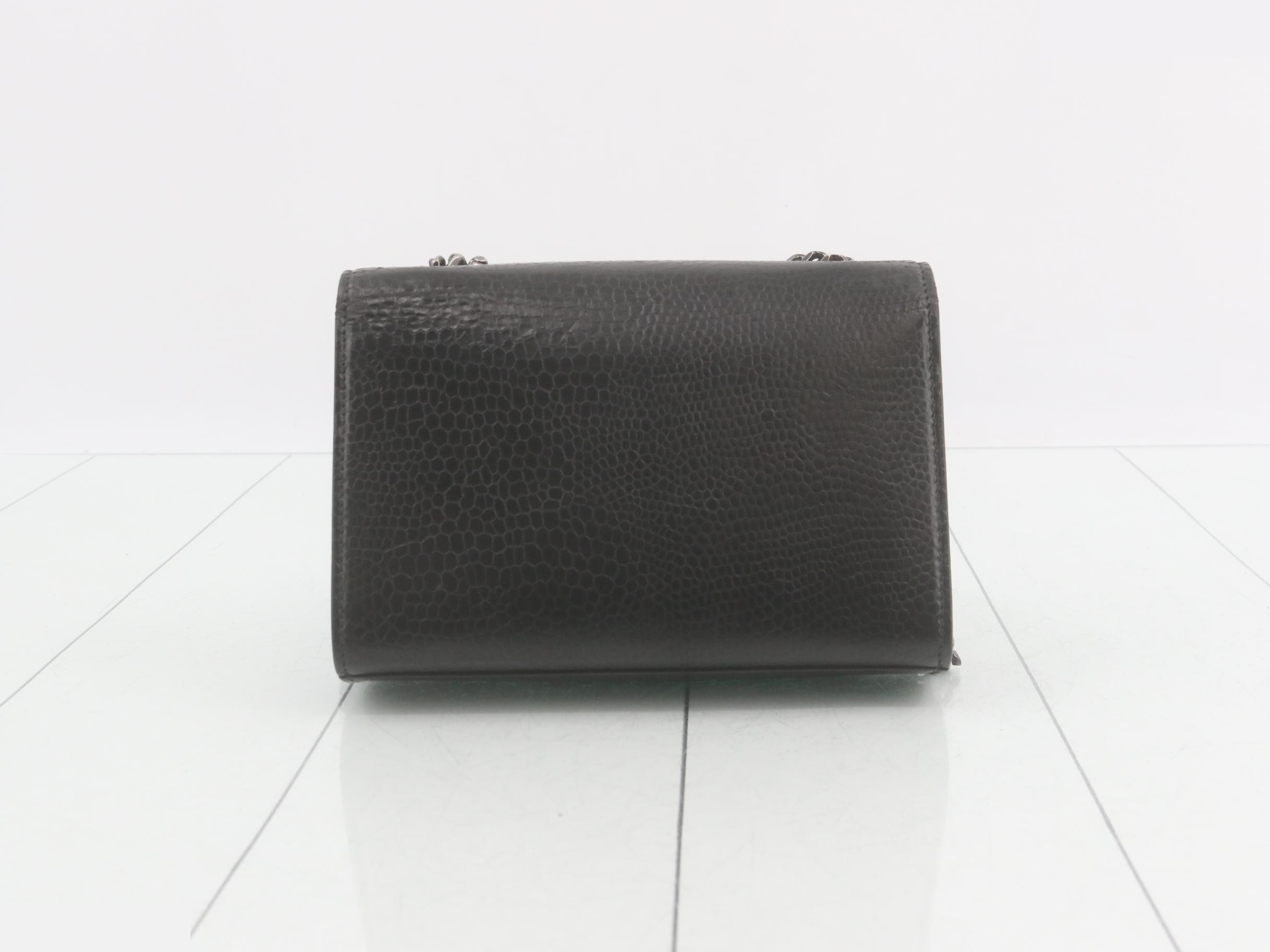 Chain shoulder bag, black — view 2