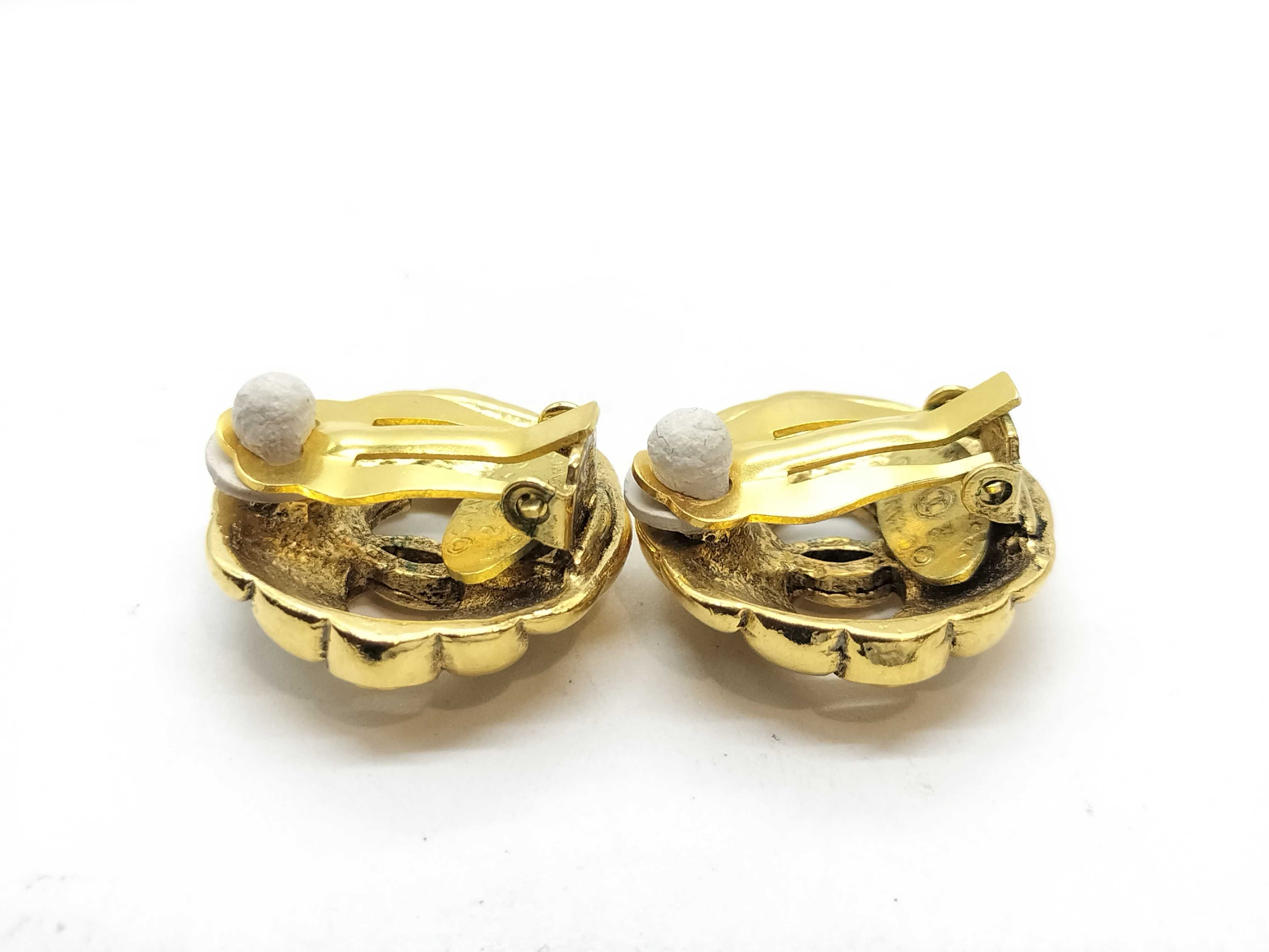Earrings, Coco Mark, GP Gold, Size 23 — view 4