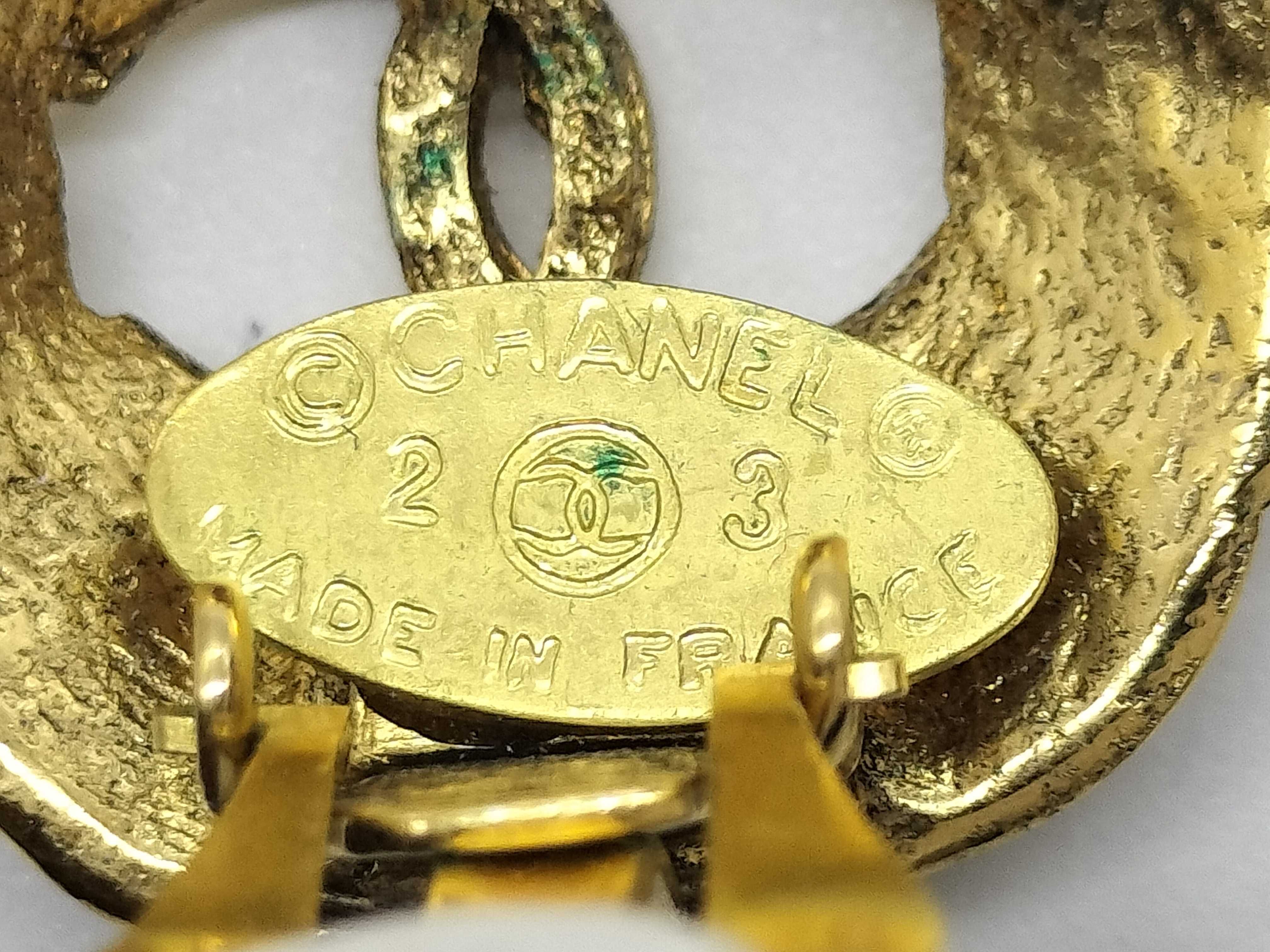Earrings, Coco Mark, GP Gold, Size 23 — view 6