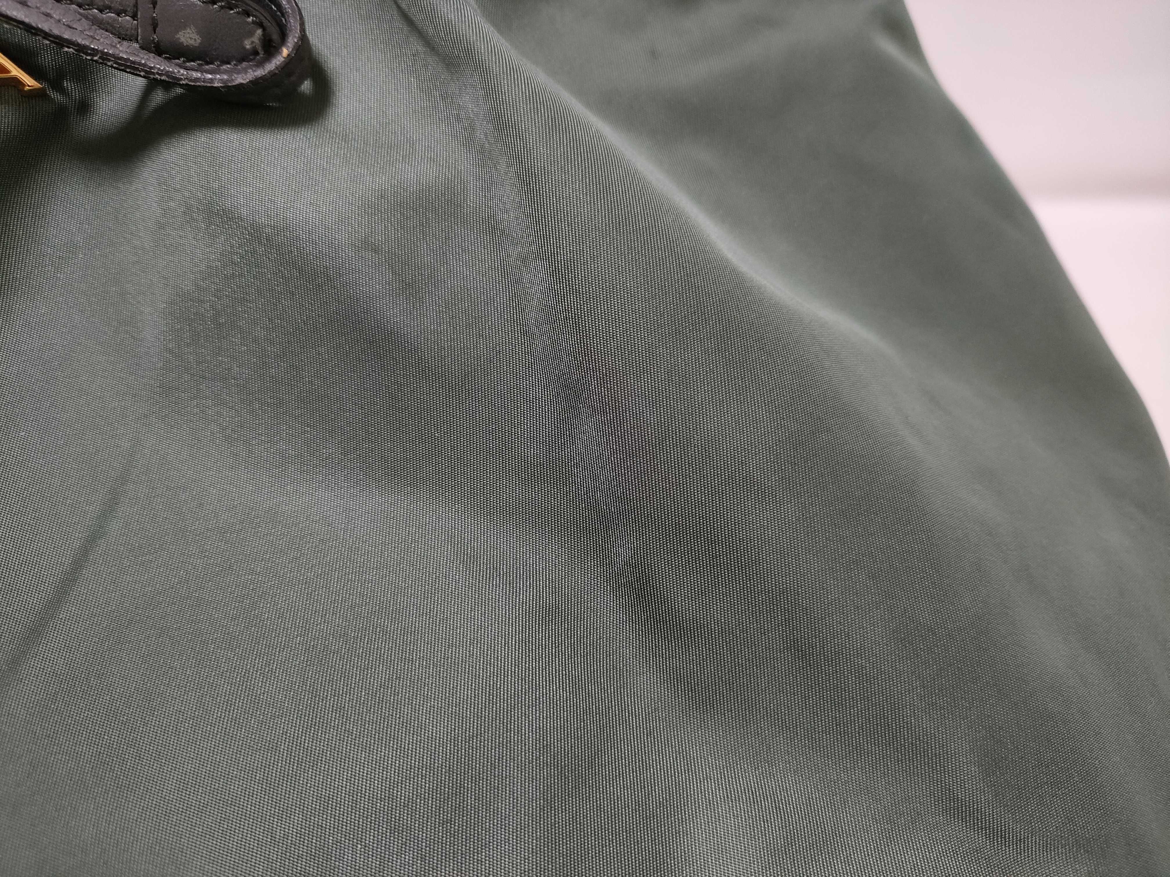Nylon Prada Nylon Leather Tote Bag — view 12