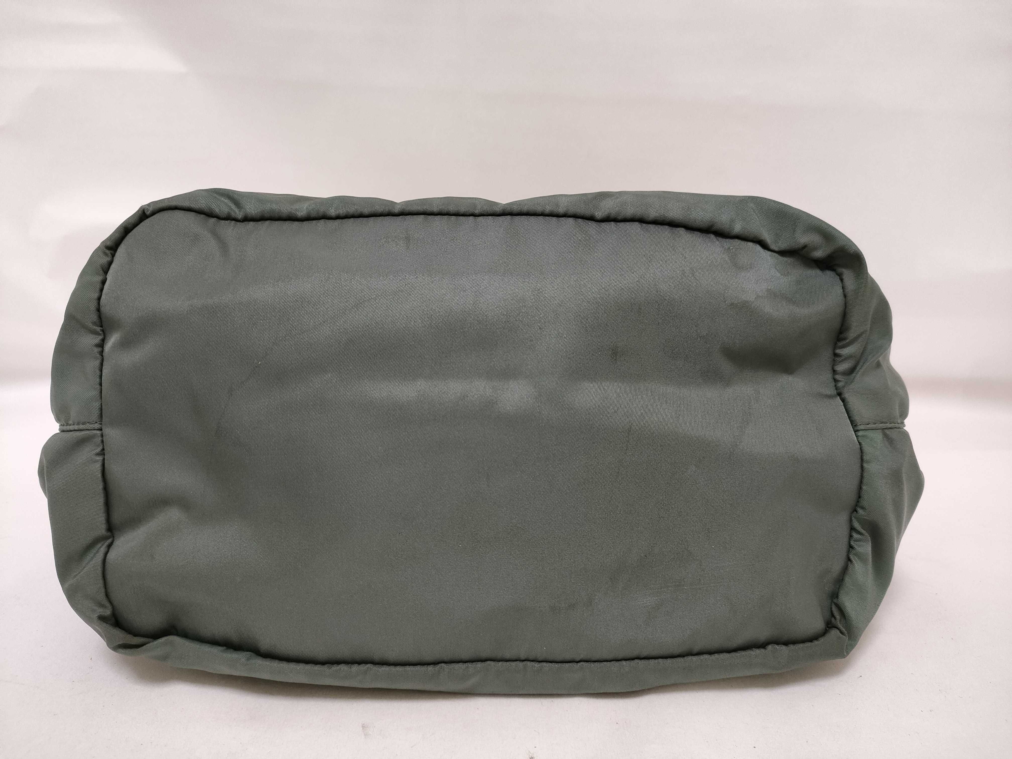 Nylon Prada Nylon Leather Tote Bag — view 7