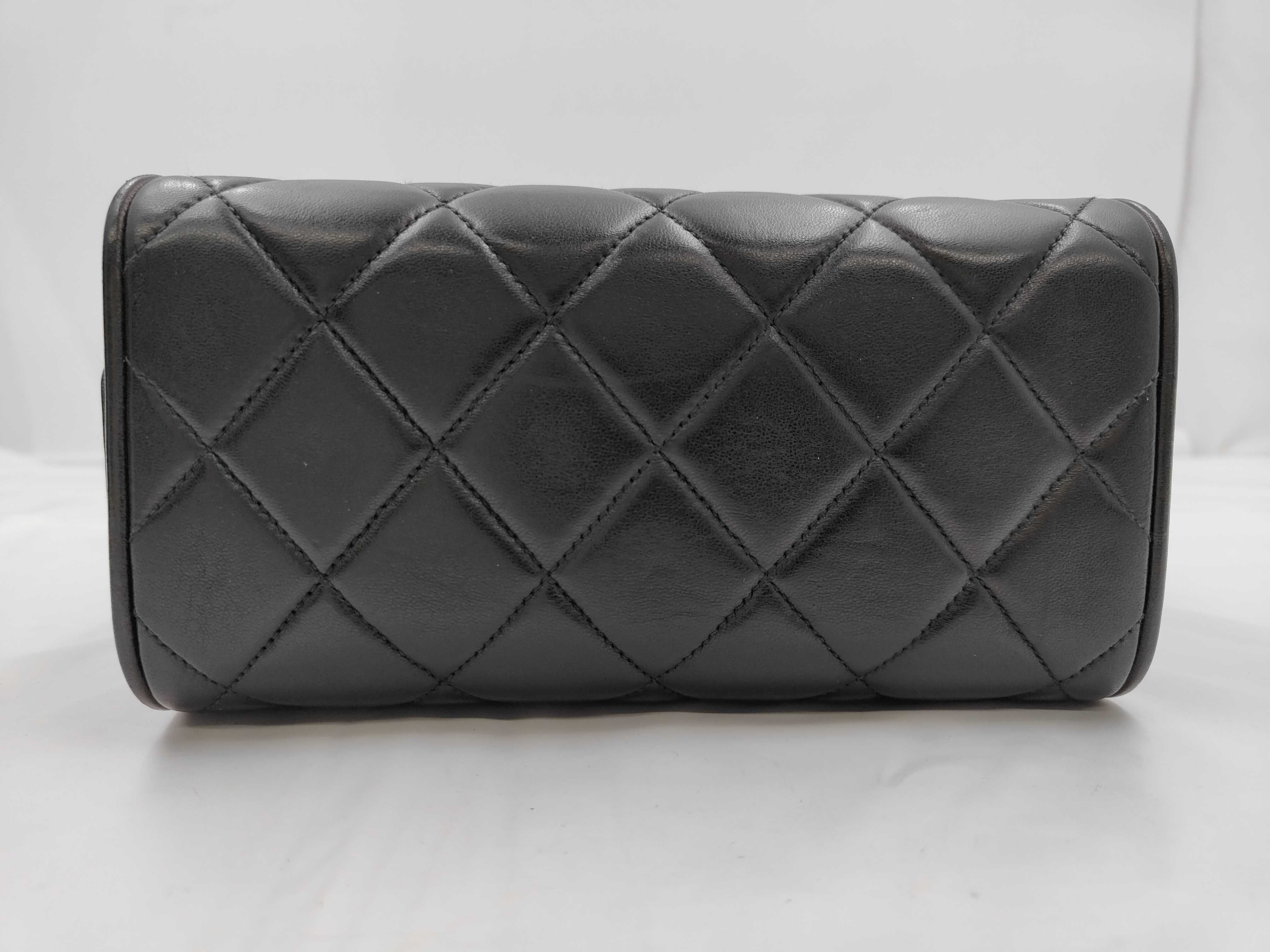 Matelassé Handbag, Black, Series 4 — view 7