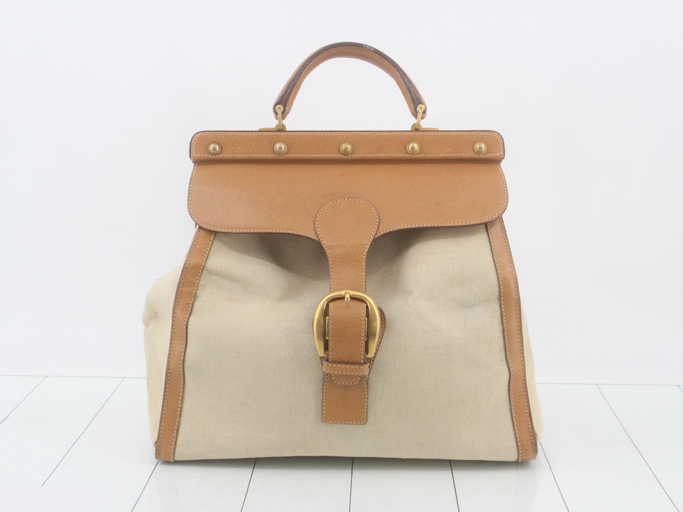 Canvas Leather Bag