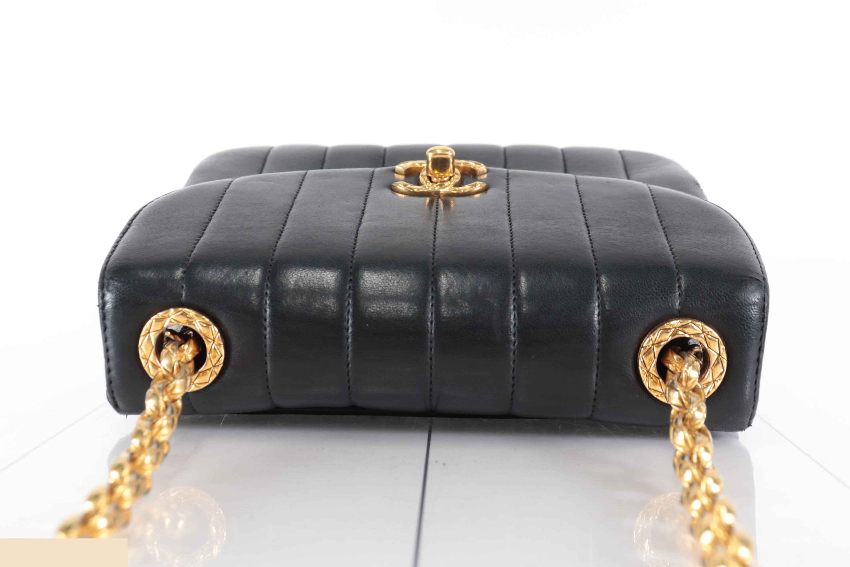 Mademoiselle Lamb Bijou Chain Shoulder Bag, Size 4 — view 5