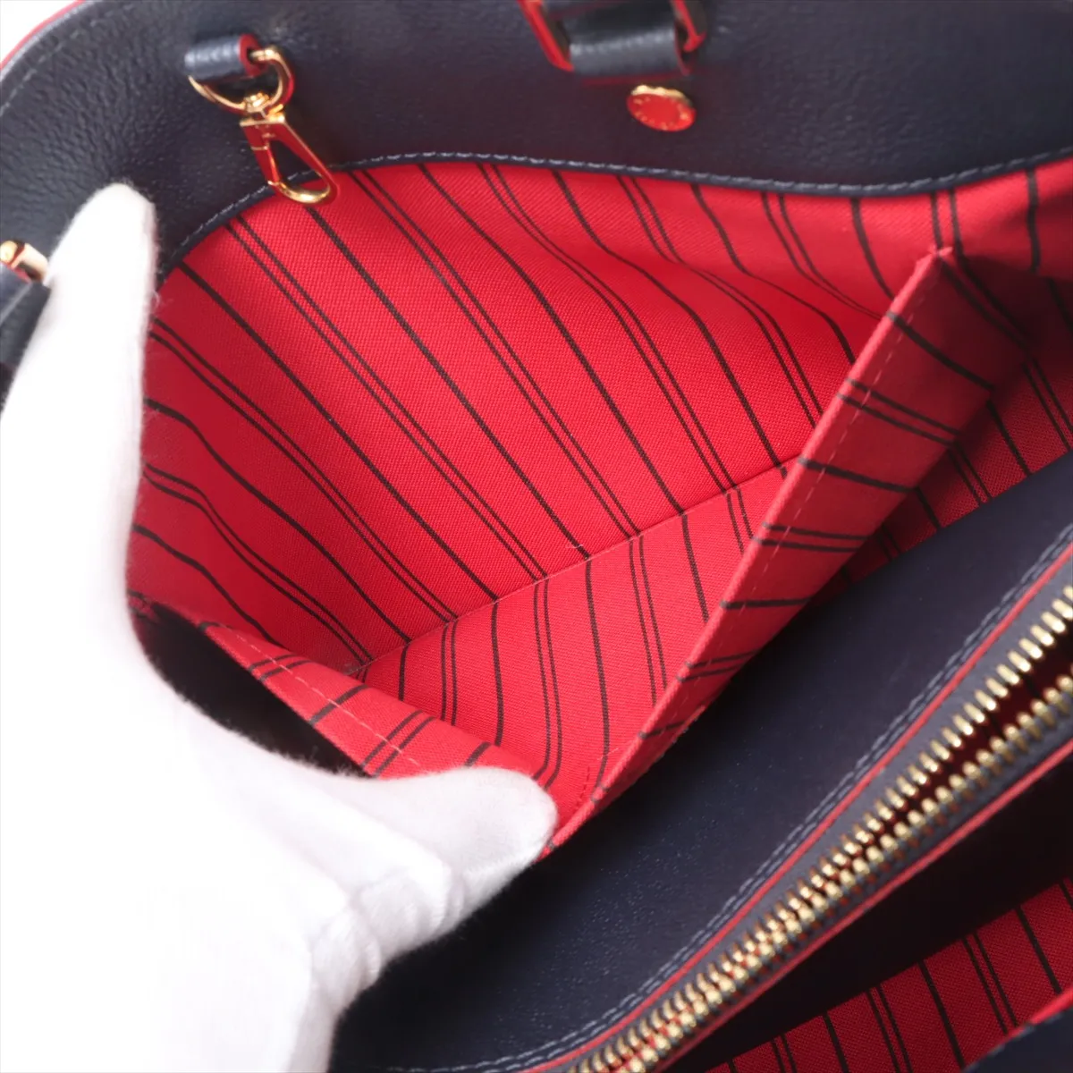 Monogram Empreinte Montaigne MM M42746 SF5108 Navy x Red — view 13