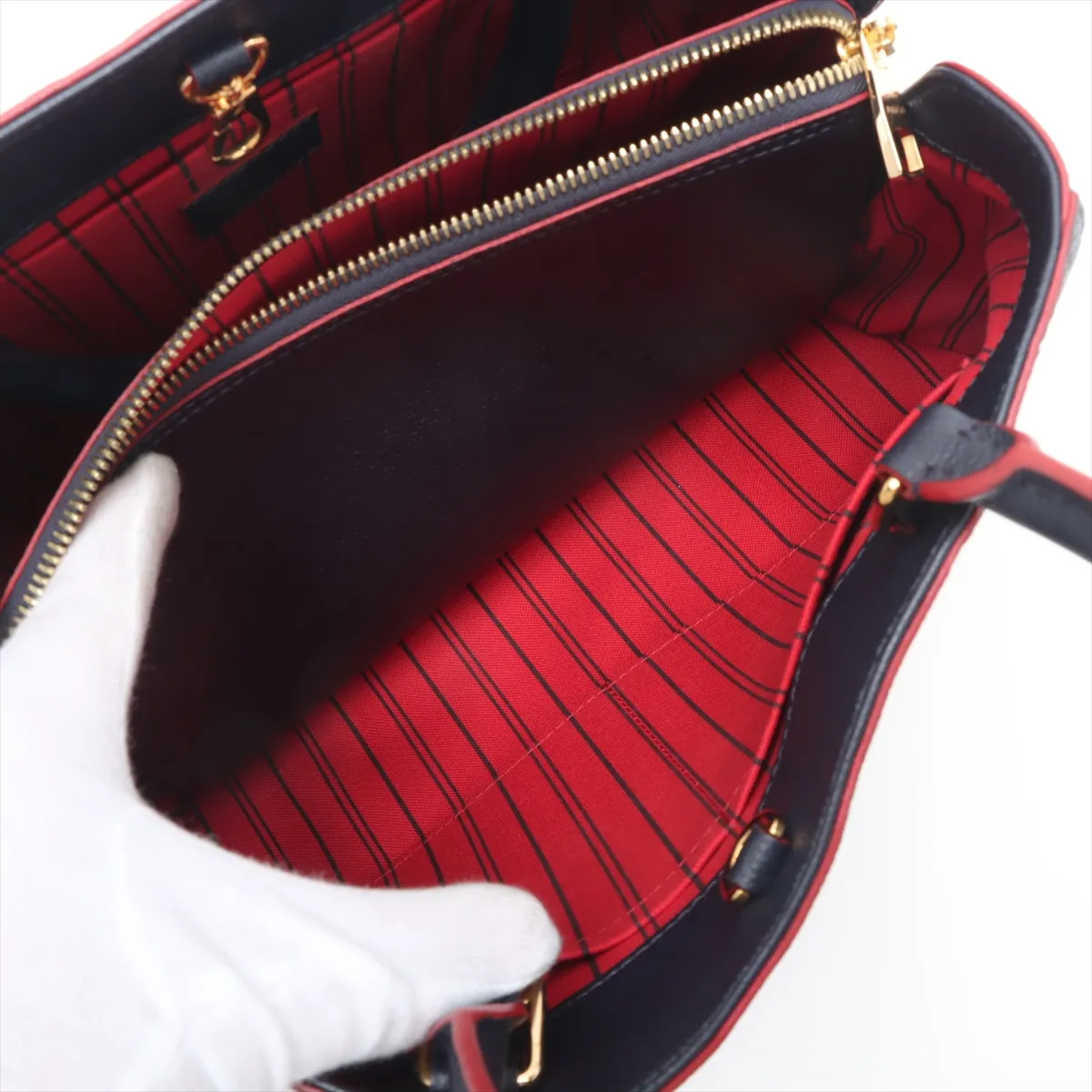 Monogram Empreinte Montaigne MM M42746 SF5108 Navy x Red — view 8