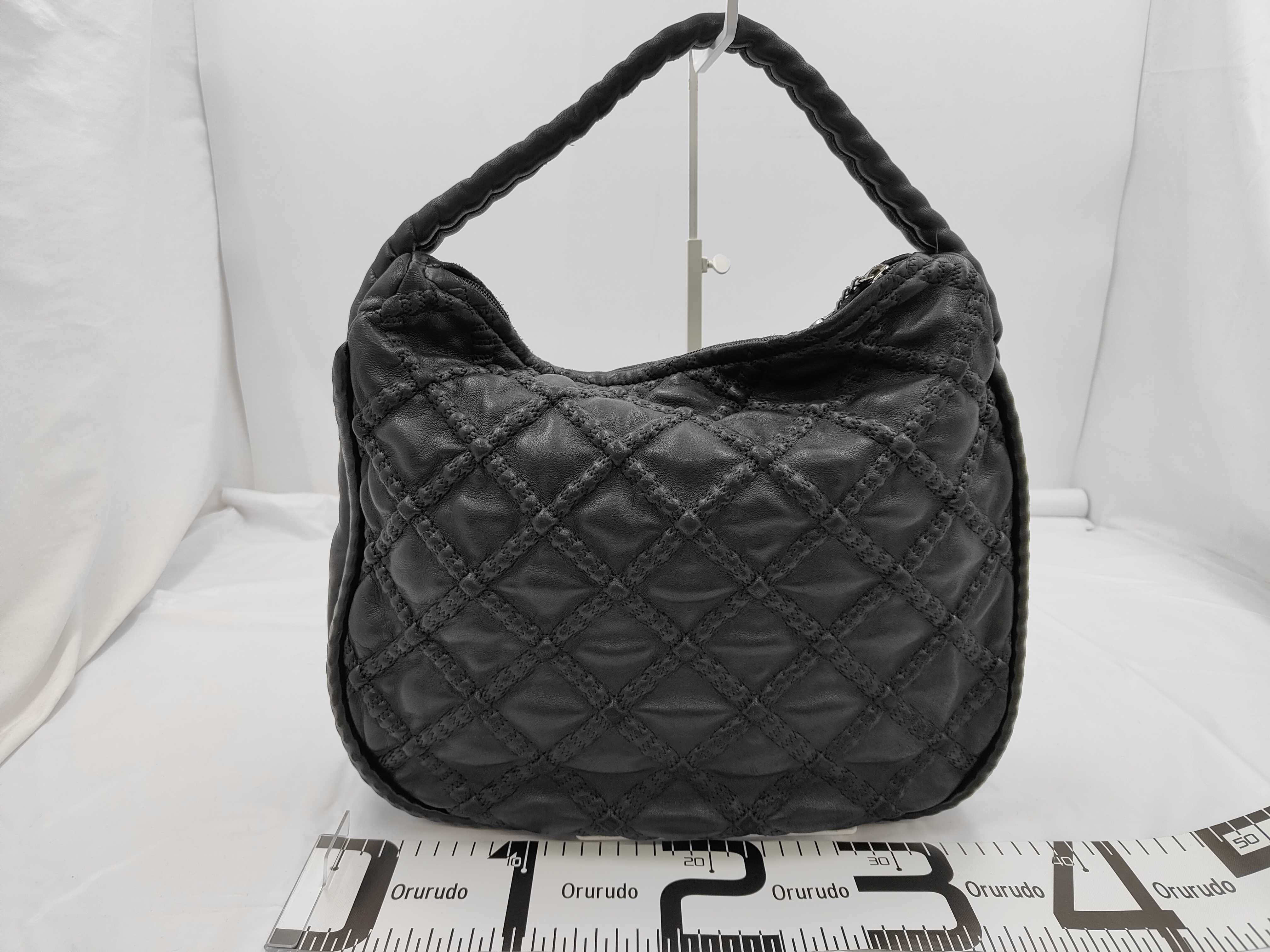 Ultra Stitch One Black Shoulder Bag — view 2