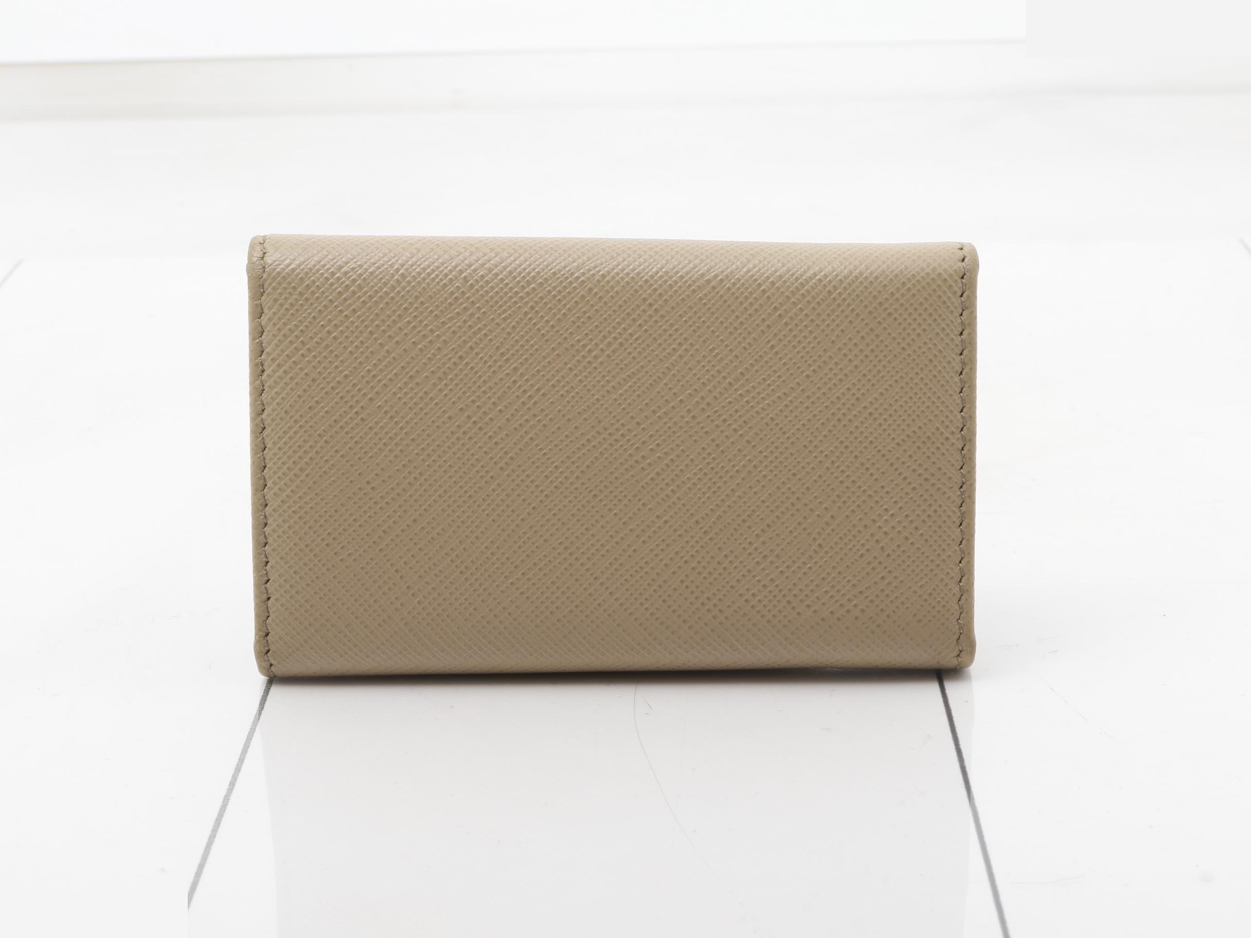 6-key case, Saffiano leather — view 2