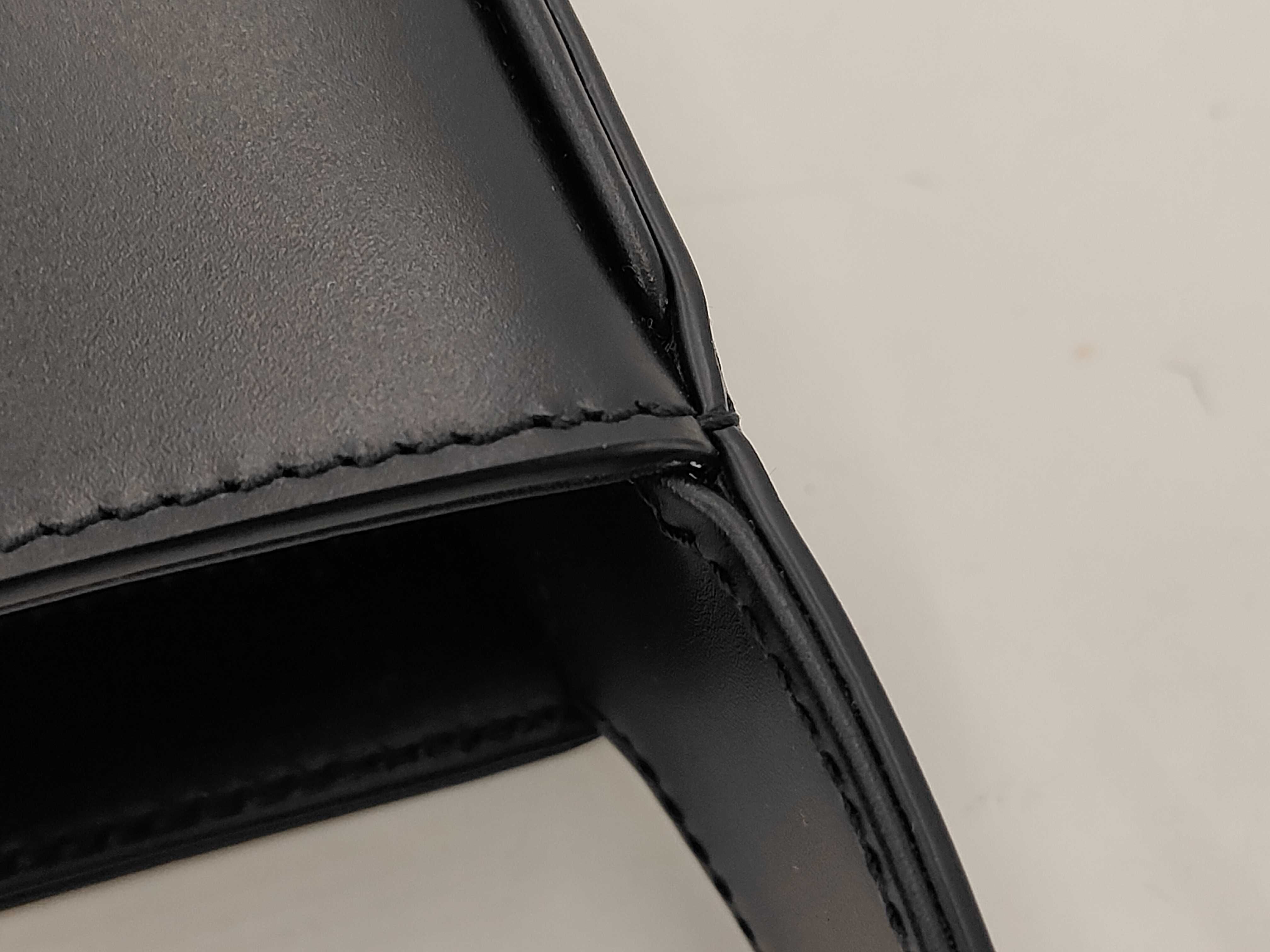 Black Calf Leather Underarm Bag Shoulder Bag — view 7