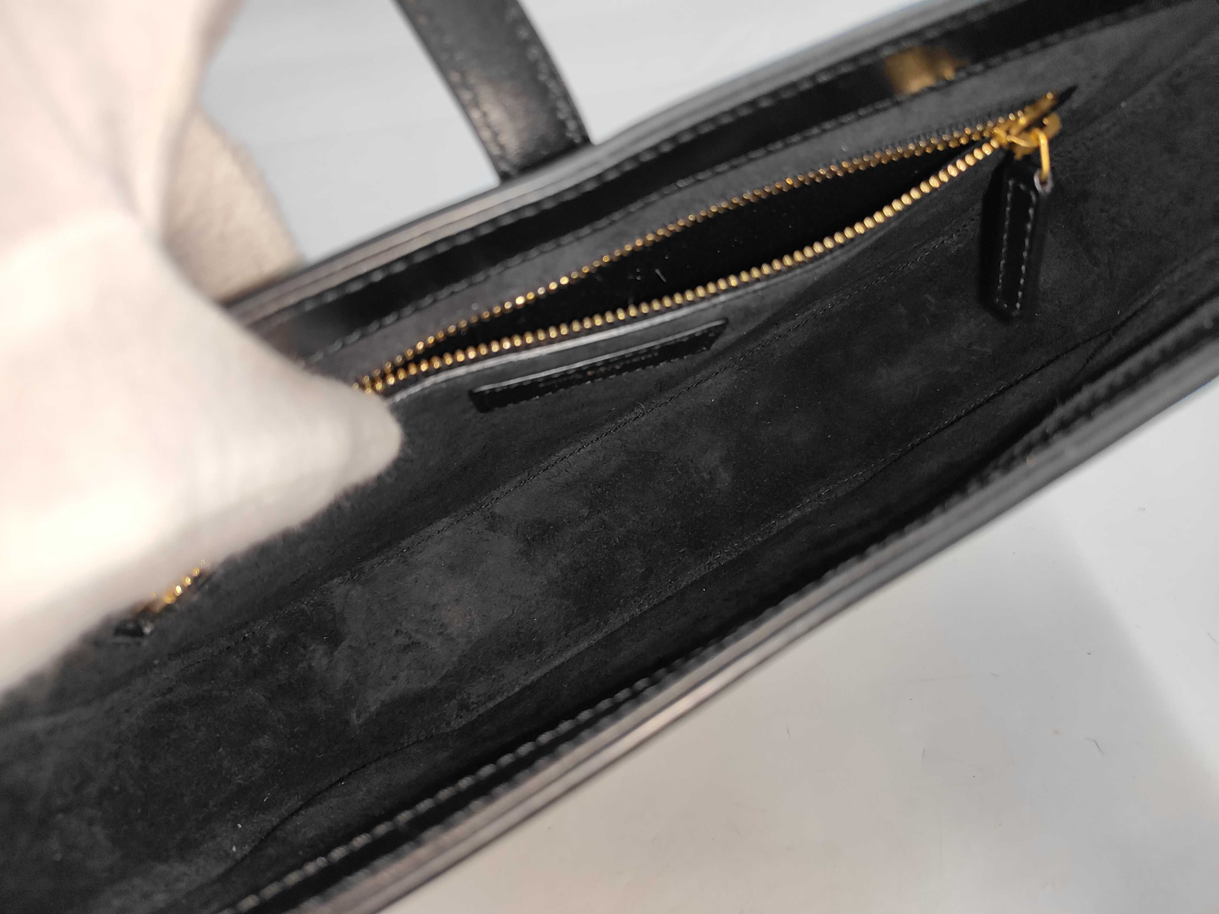 Black Calf Leather Underarm Bag Shoulder Bag — view 9