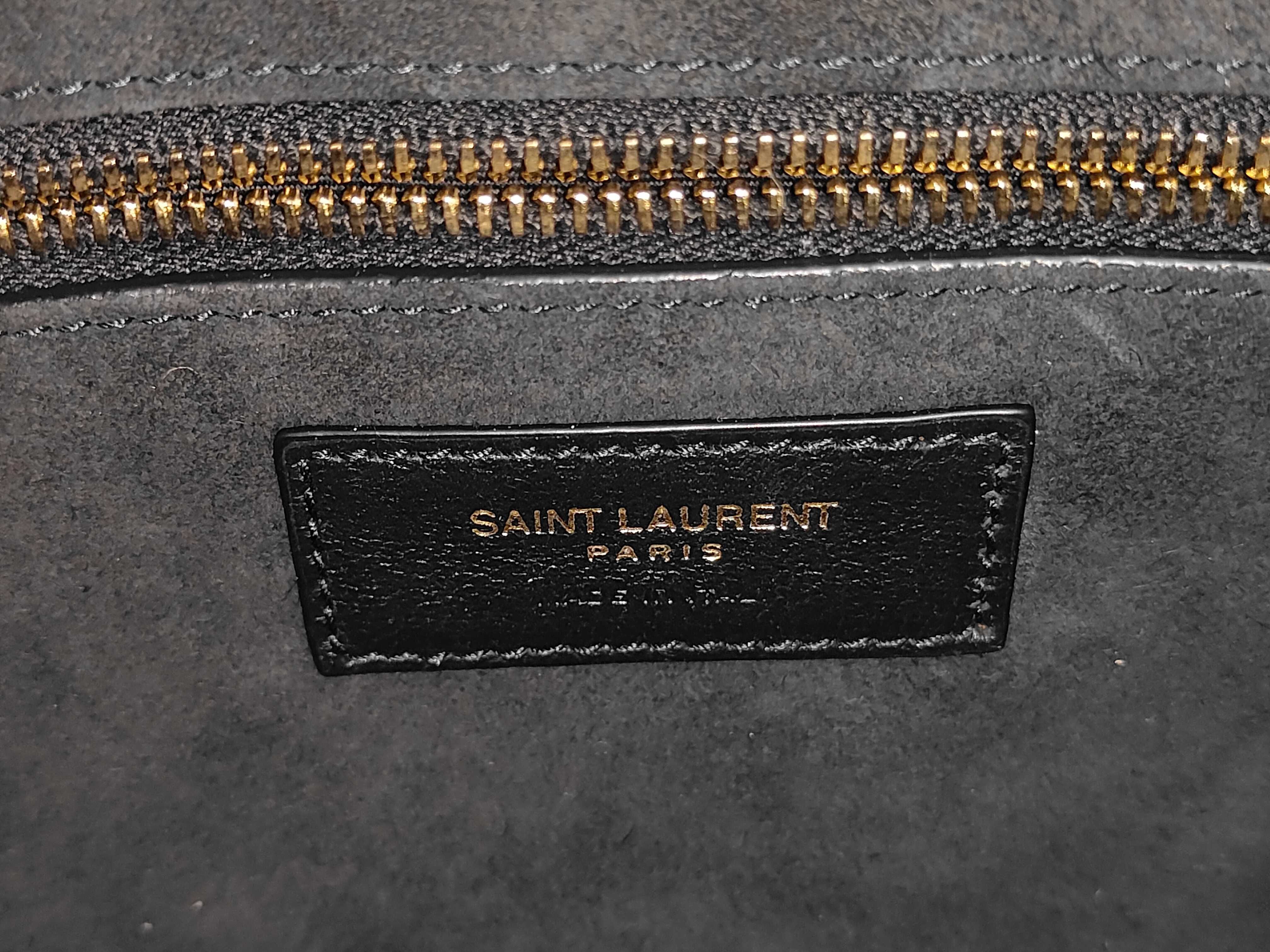 Black Calf Leather Underarm Bag Shoulder Bag — view 10