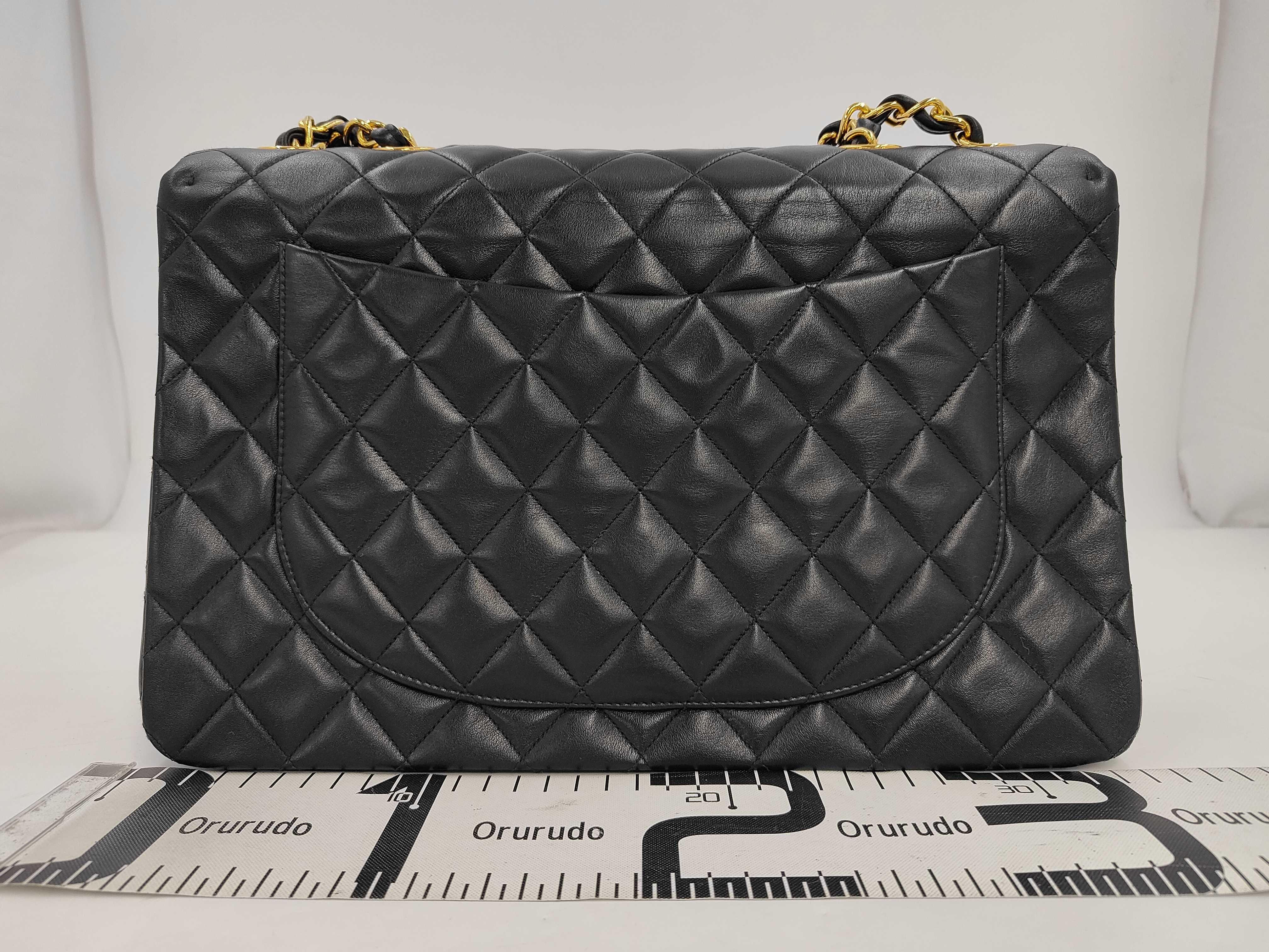 Large Matelassé 34 Lambskin Shoulder Bag with Seal — view 2