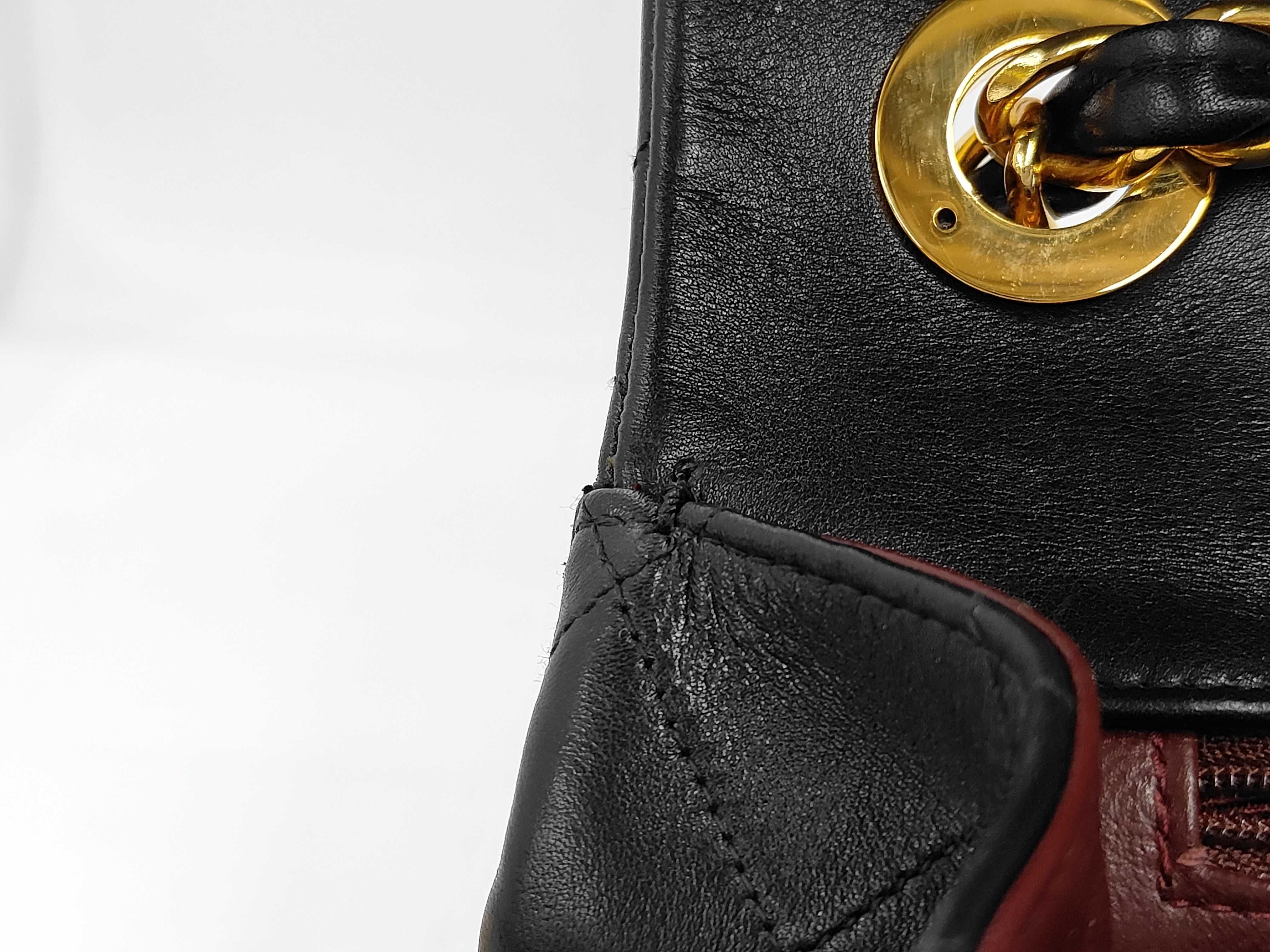 Large Matelassé 34 Lambskin Shoulder Bag with Seal — view 11