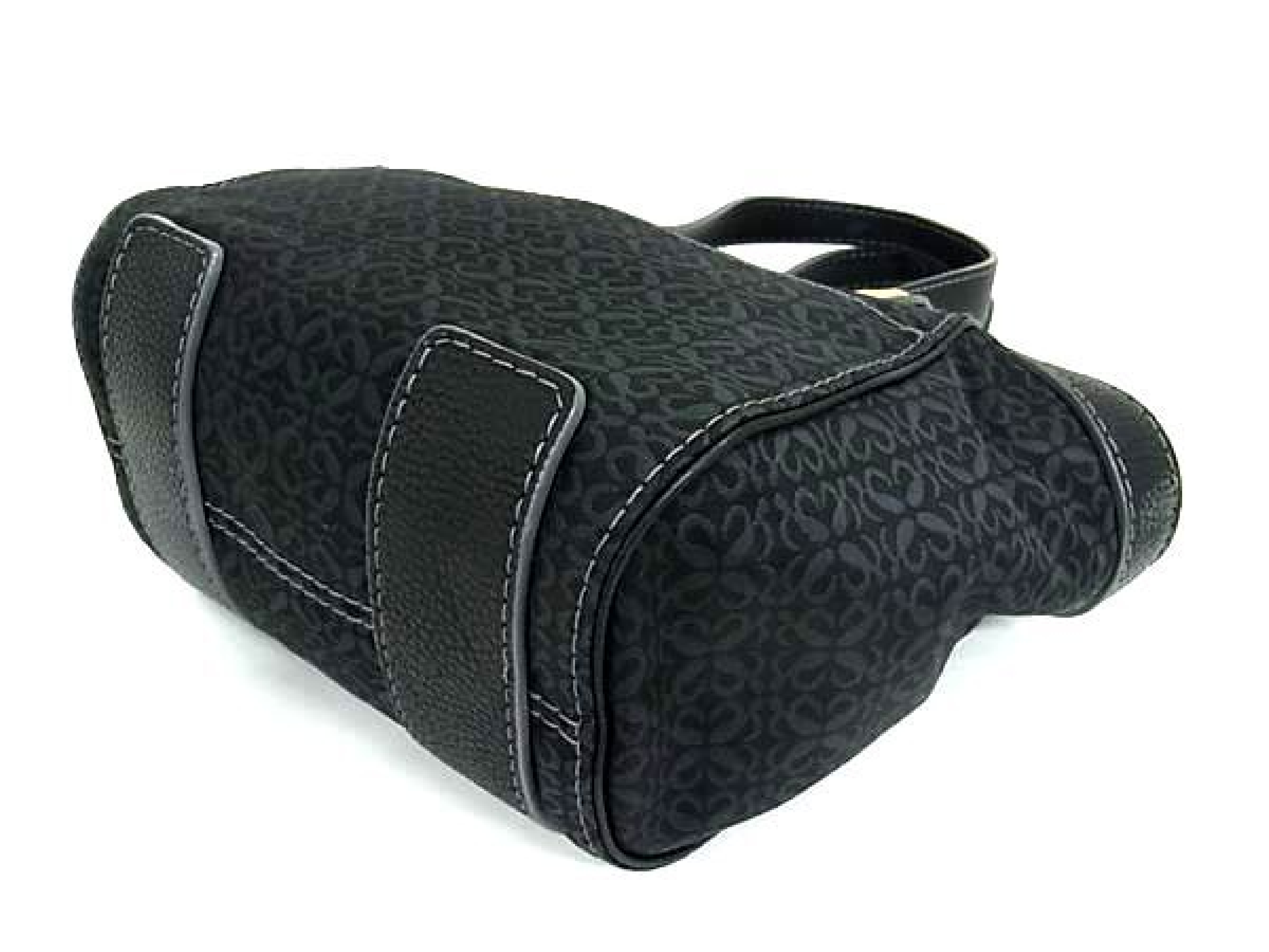 Repeat Anagram Canvas Tote Bag, Shoulder Bag for Women, Black (HB4641) — view 4