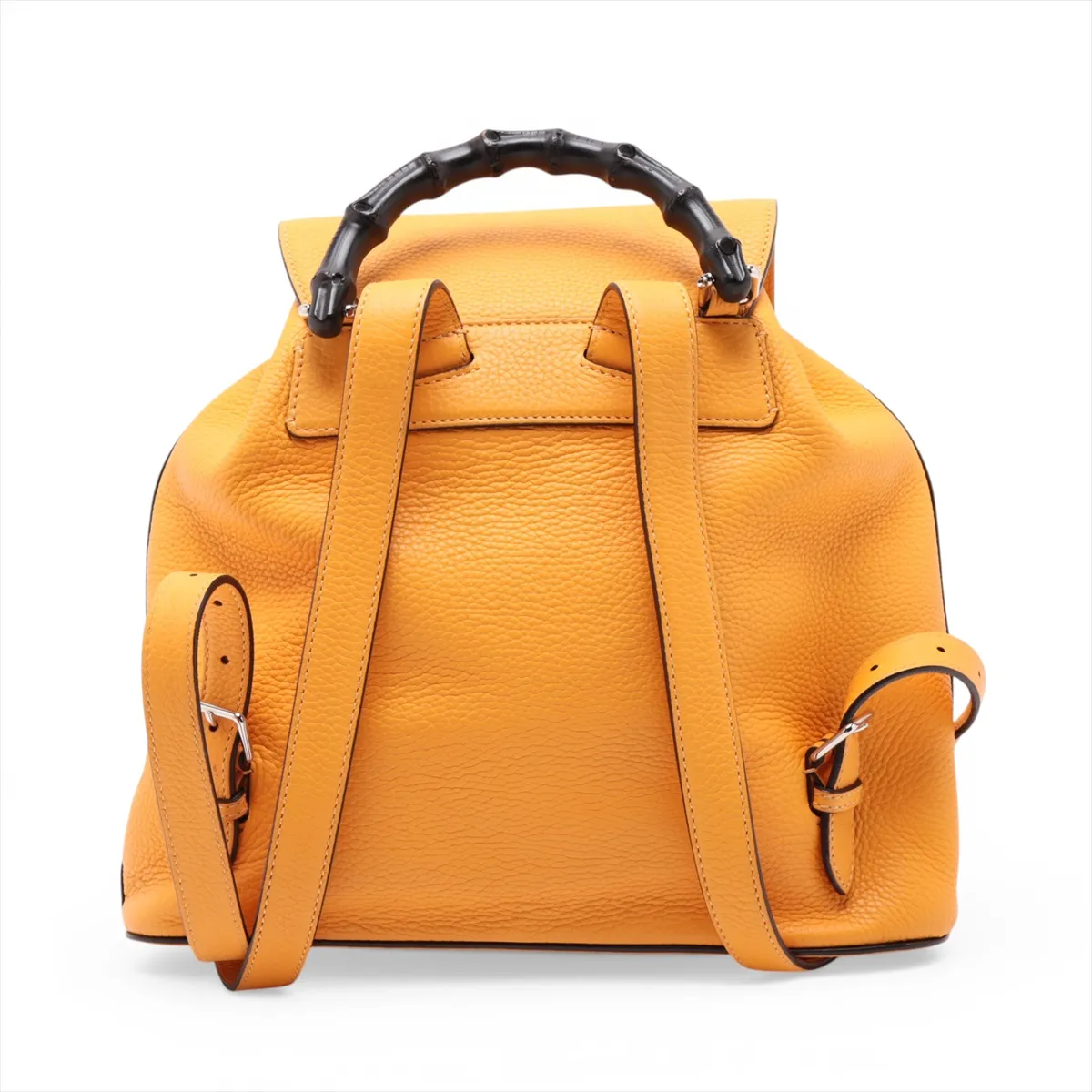 Bamboo Leather Backpack/Rucksack, Yellow, 370833 — view 2