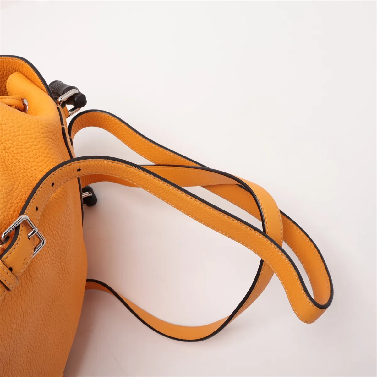 Bamboo Leather Backpack/Rucksack, Yellow, 370833 — view 6