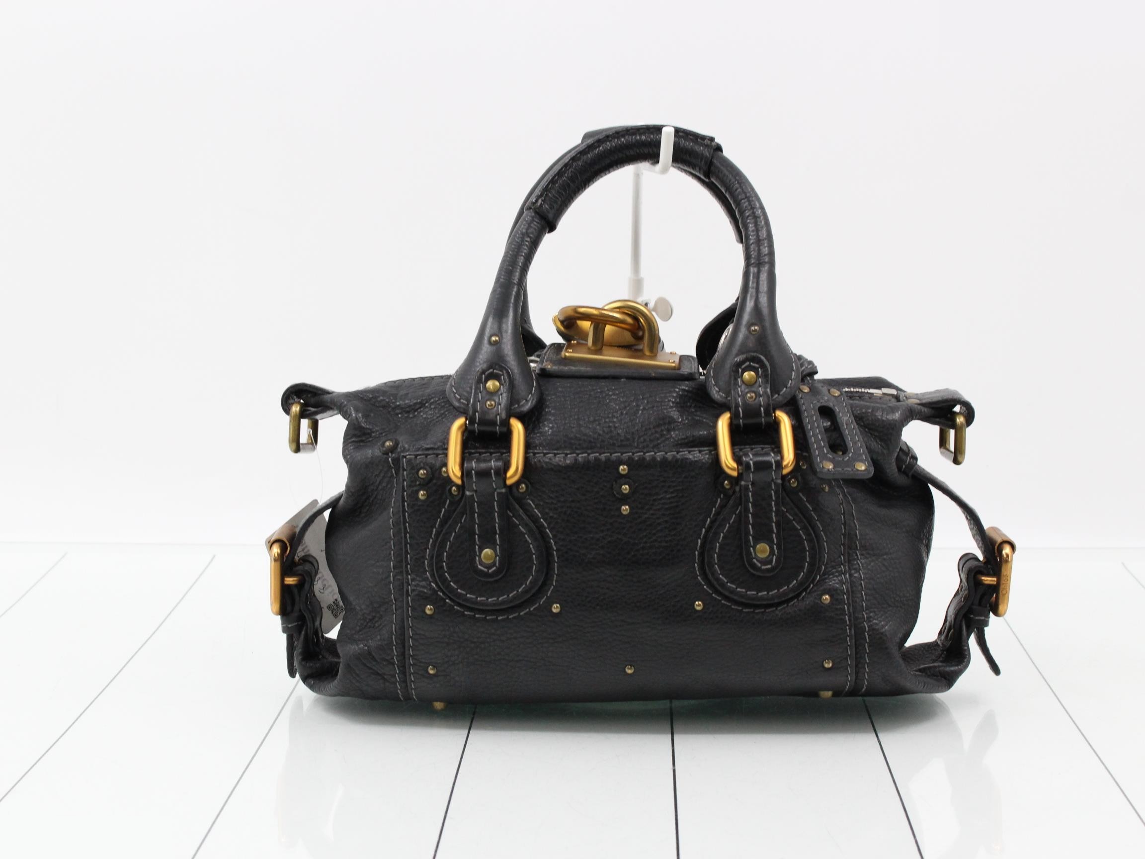 Paddington Leather Handbag, Black — view 2