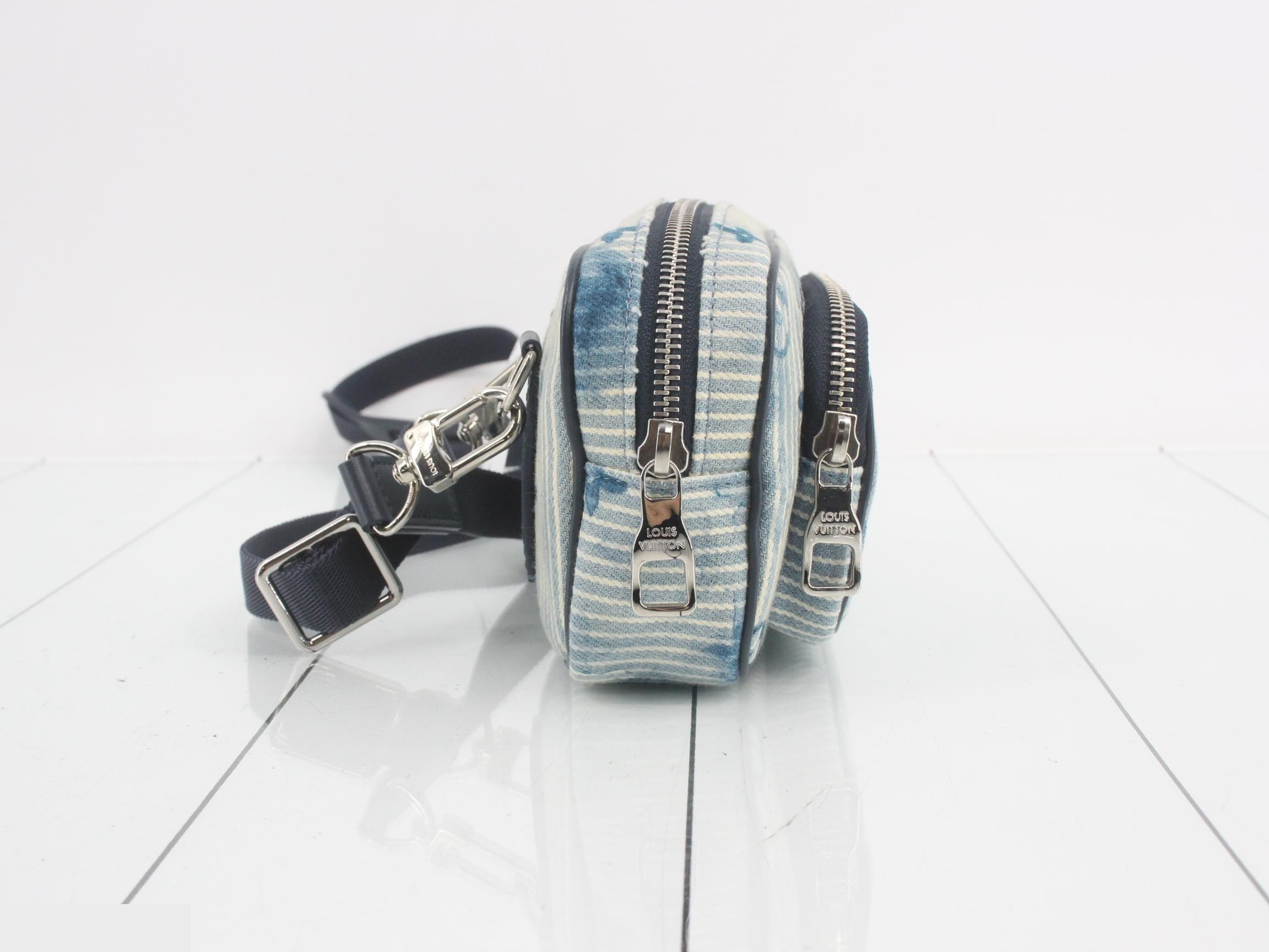 Monogram Watercolor Outdoor Pochette Shoulder Bag — view 4