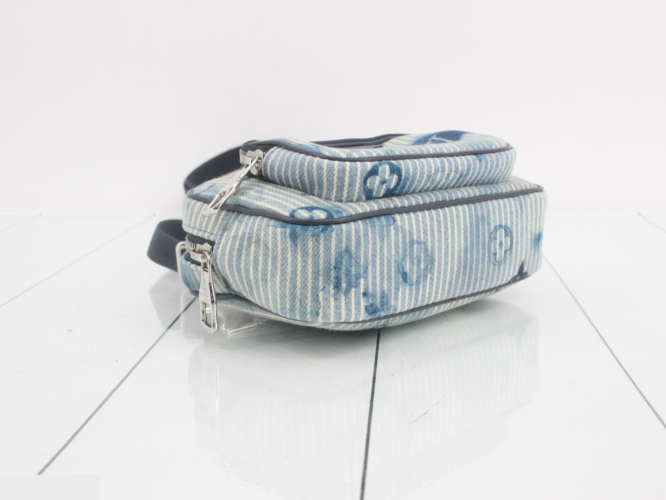 Monogram Watercolor Outdoor Pochette Shoulder Bag — view 5
