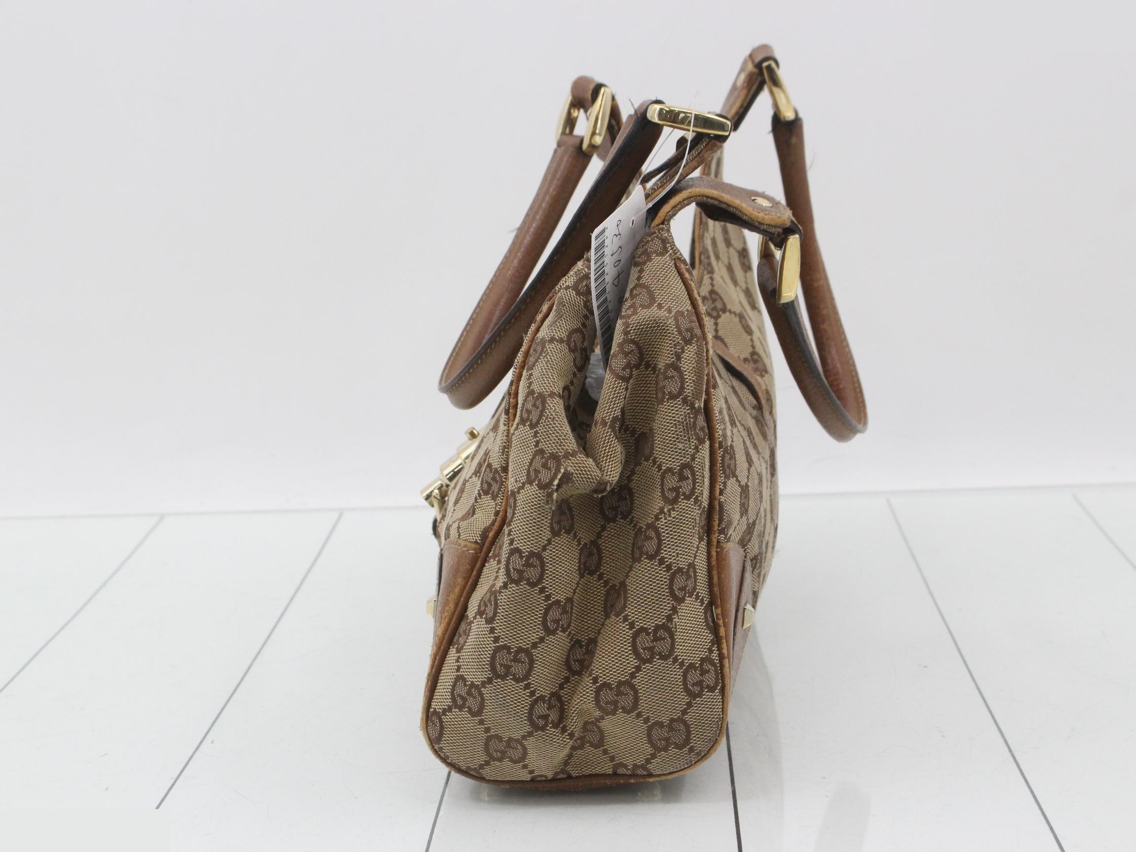GG Canvas Handbag, New Jackie, 124407, Beige — view 3