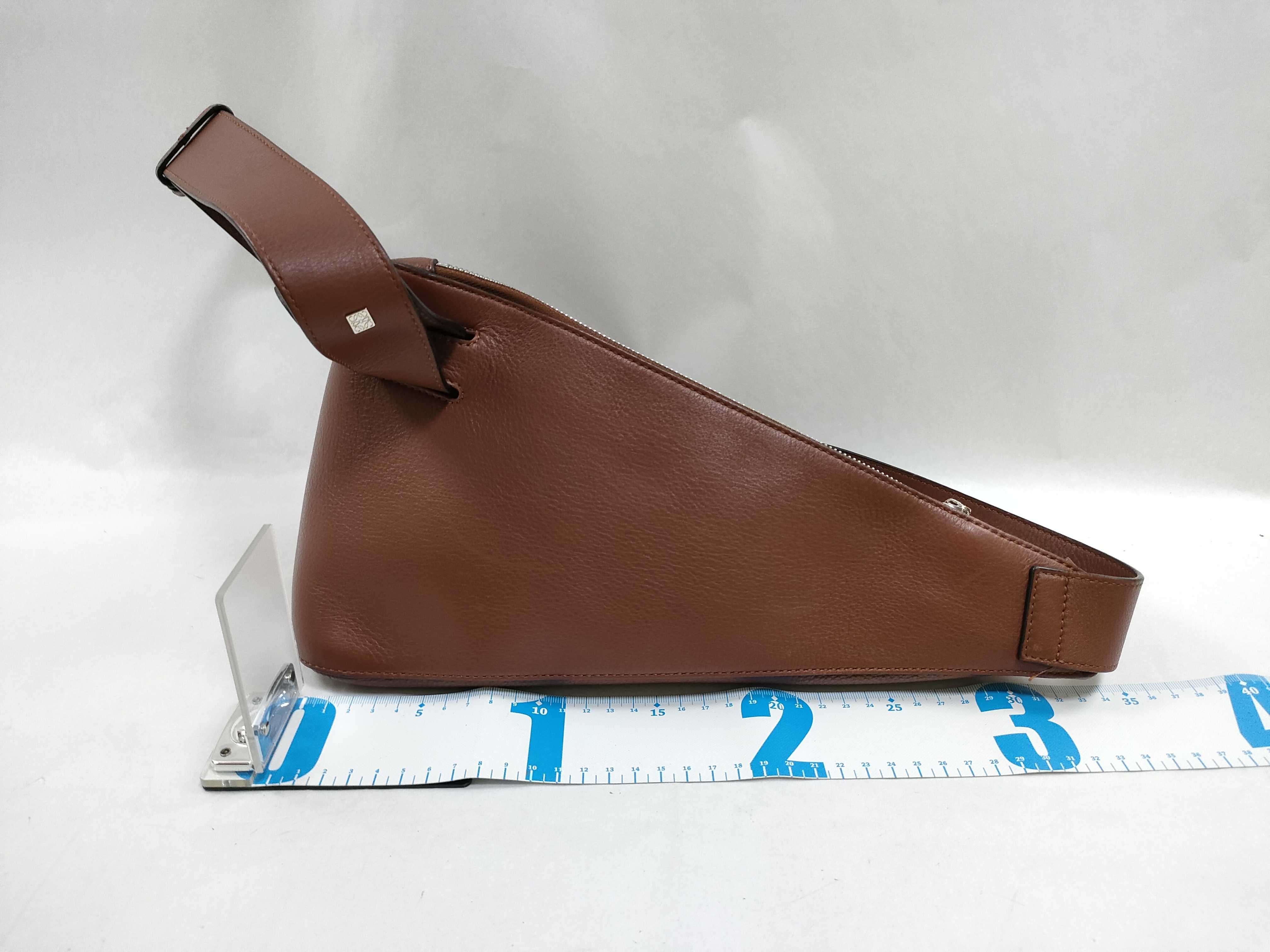 Anton Sling Leather Body Bag, Brown Shoulder Bag — view 2