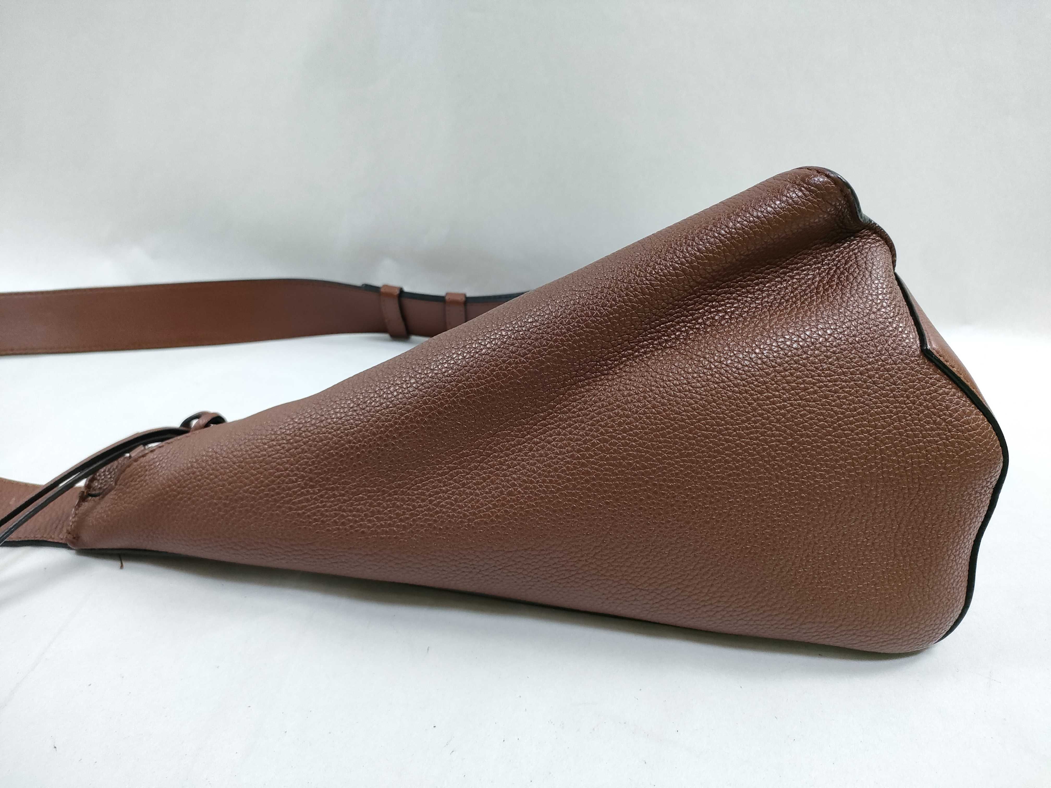Anton Sling Leather Body Bag, Brown Shoulder Bag — view 7