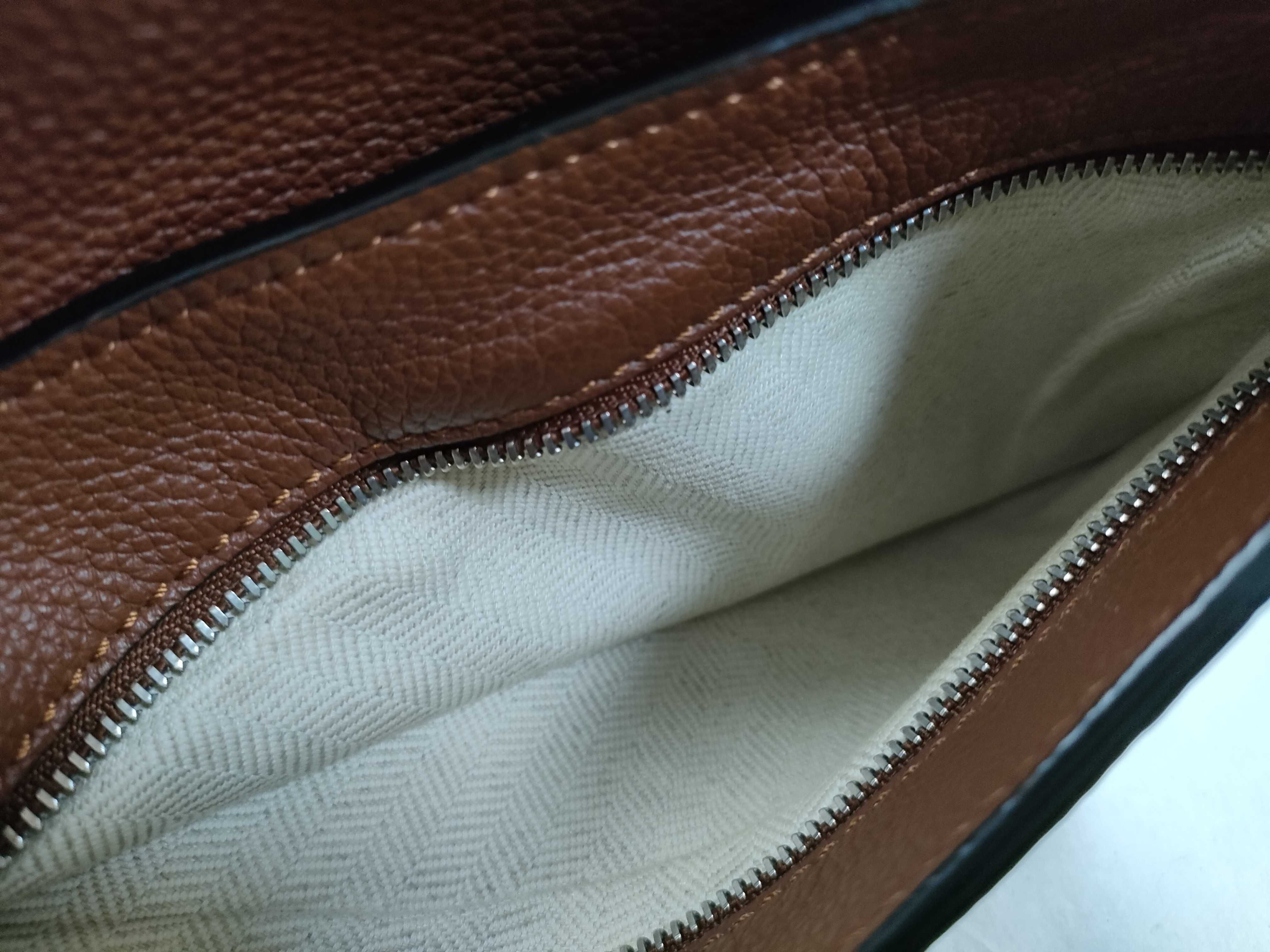 Anton Sling Leather Body Bag, Brown Shoulder Bag — view 10