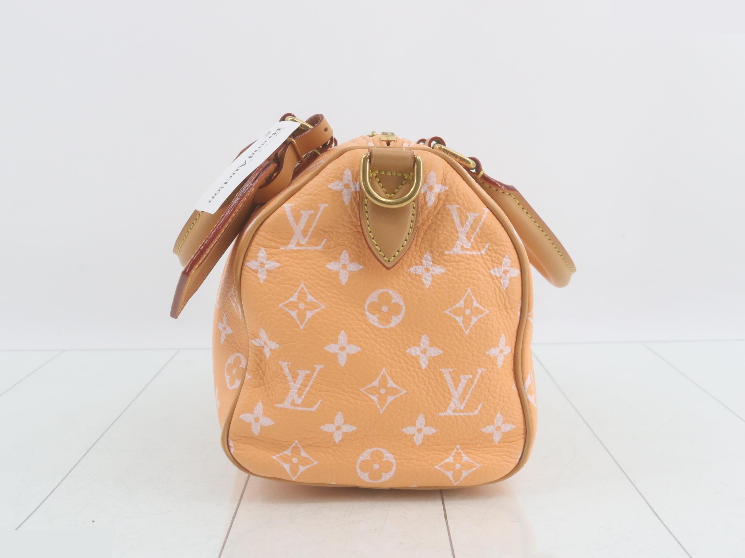 Monogram Summer Peach Speedy P9 Handlière 2-Way Handbag — view 3