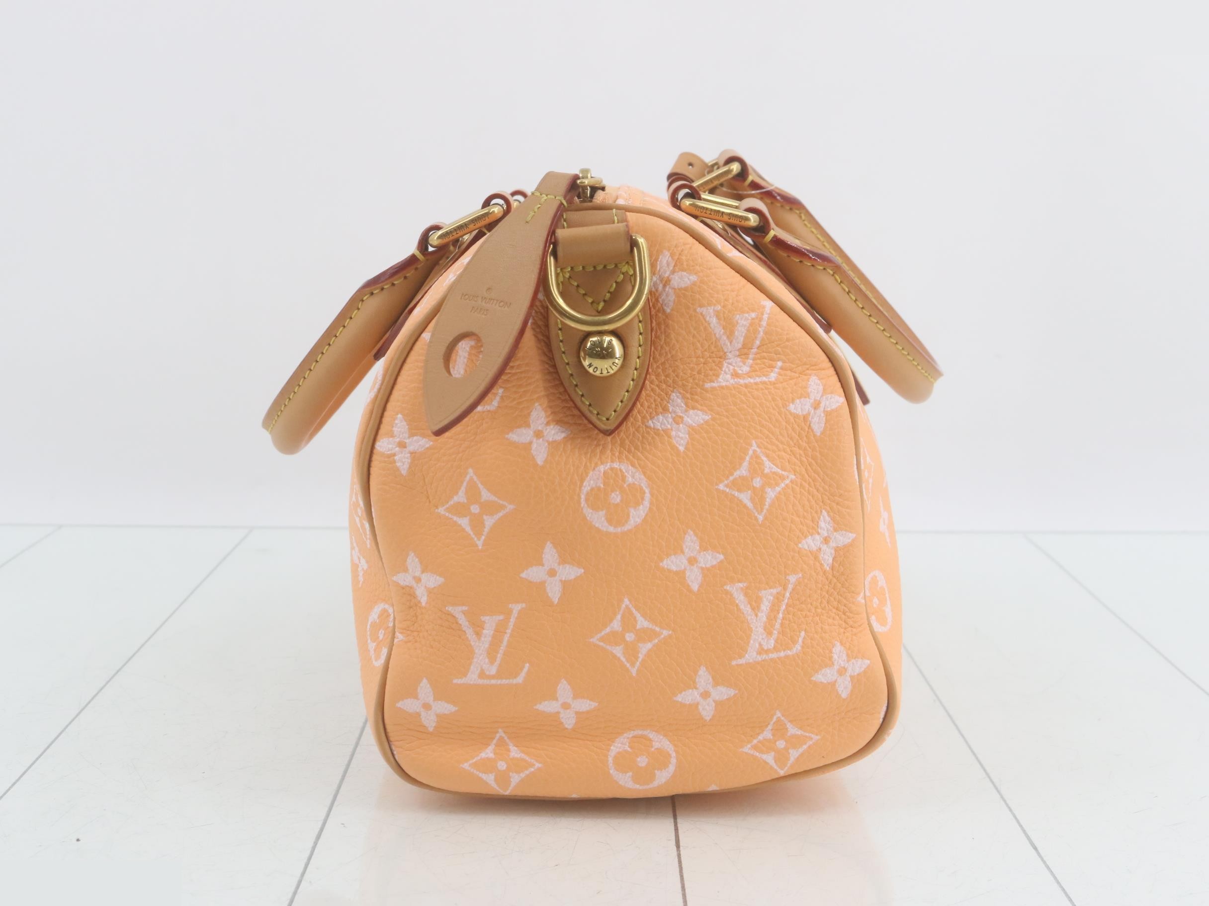 Monogram Summer Peach Speedy P9 Handlière 2-Way Handbag — view 4