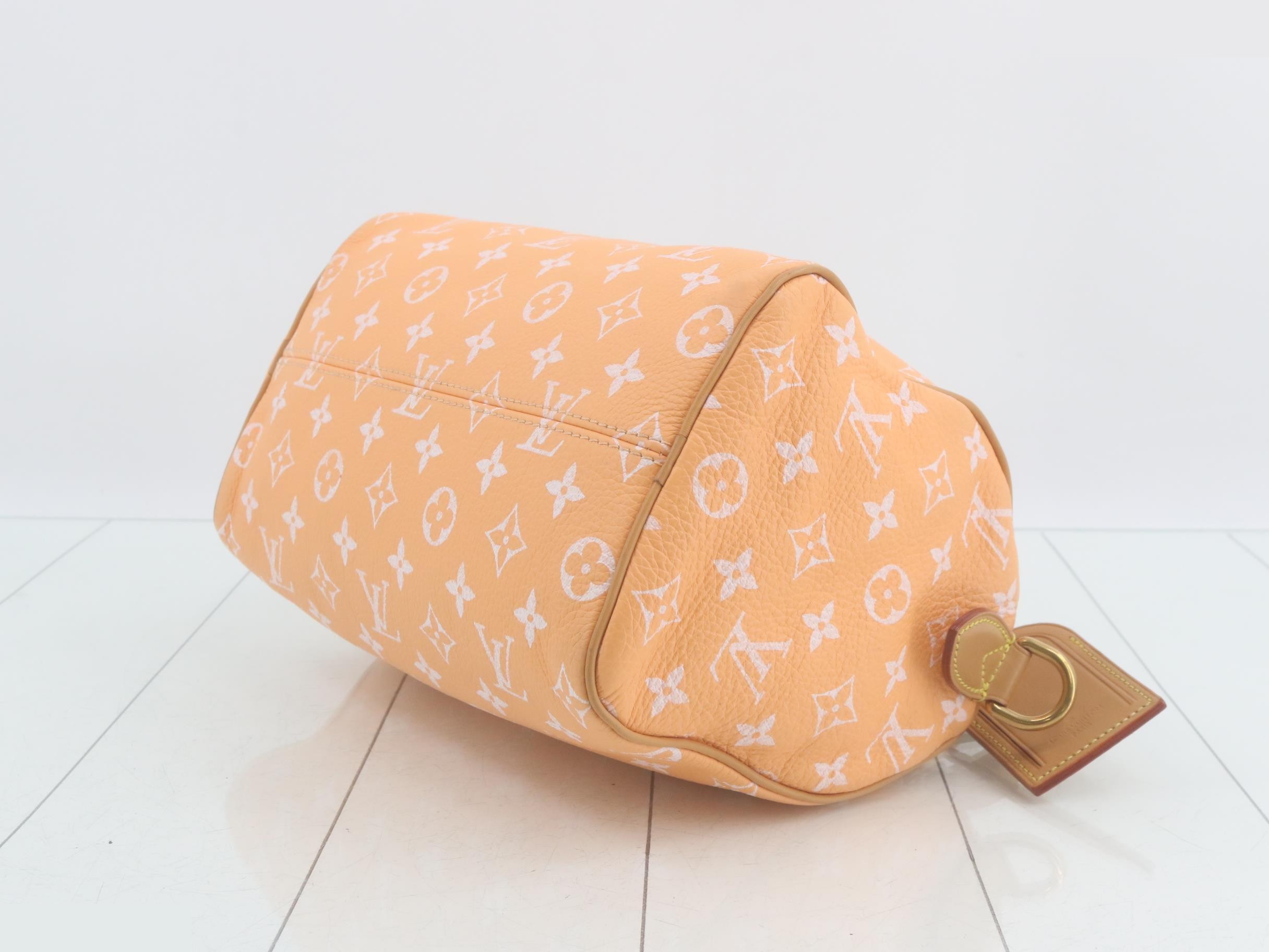 Monogram Summer Peach Speedy P9 Handlière 2-Way Handbag — view 6