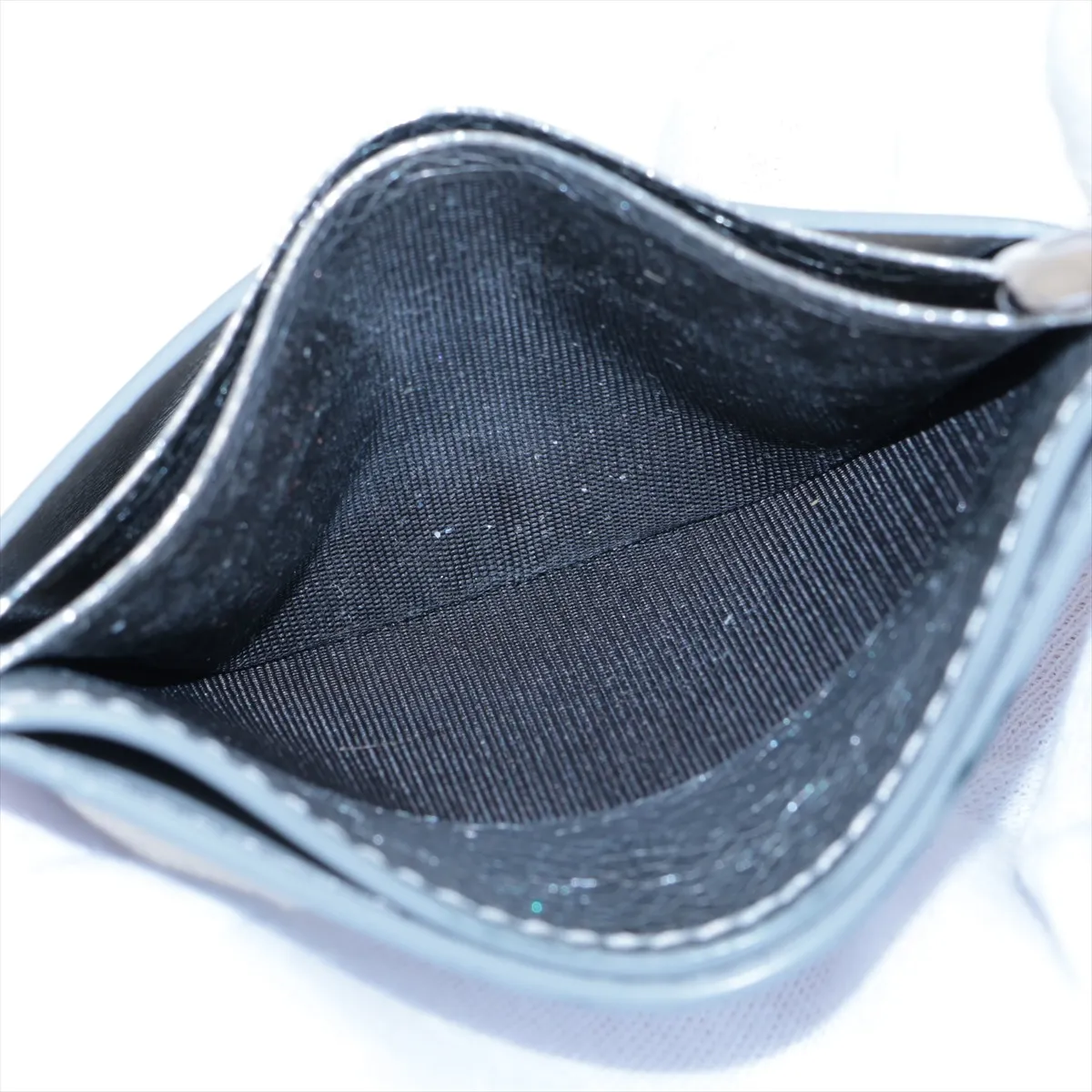 leather card case silver — view 5