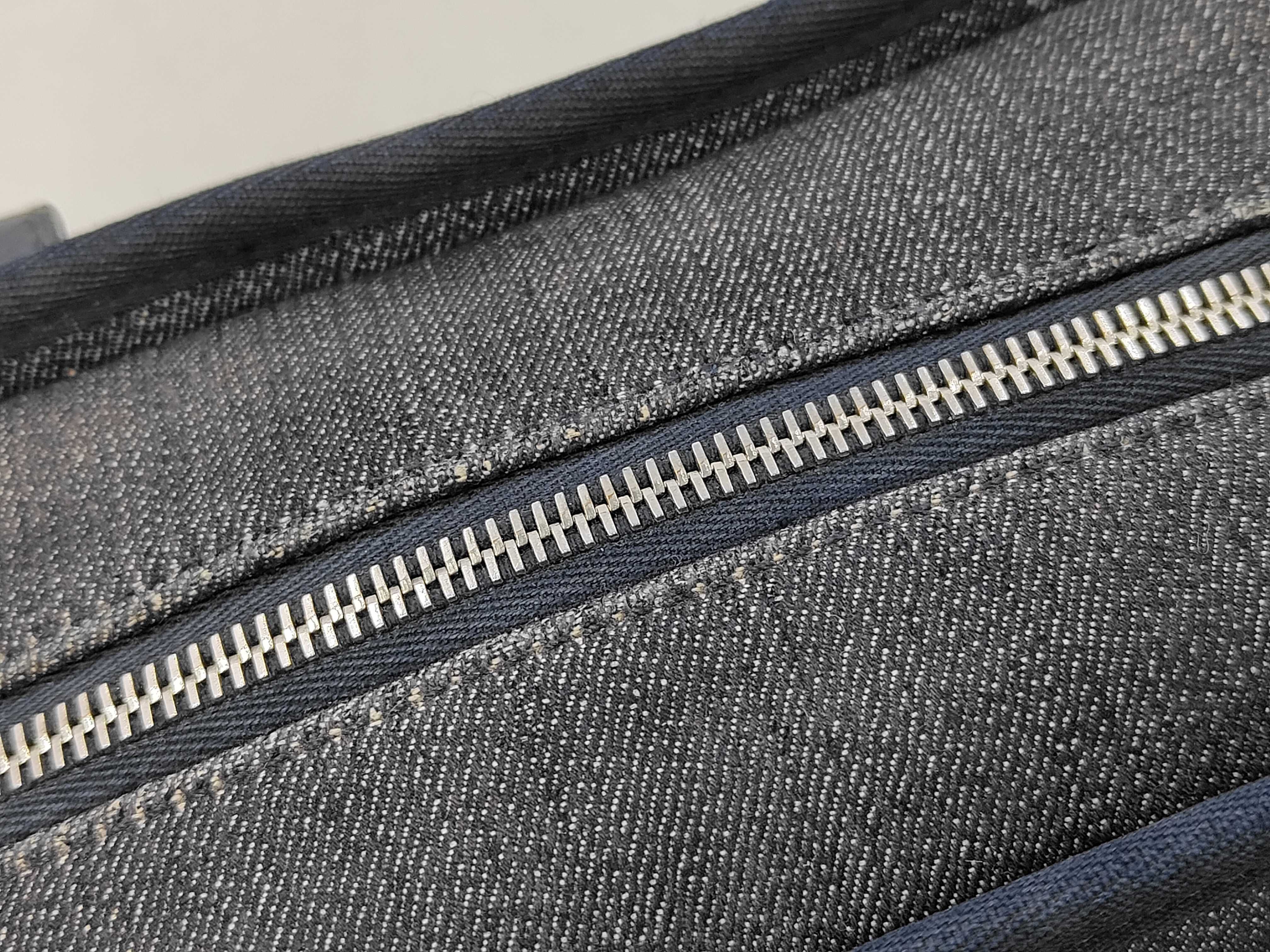 Deauville Bowling Denim Handbag — view 8