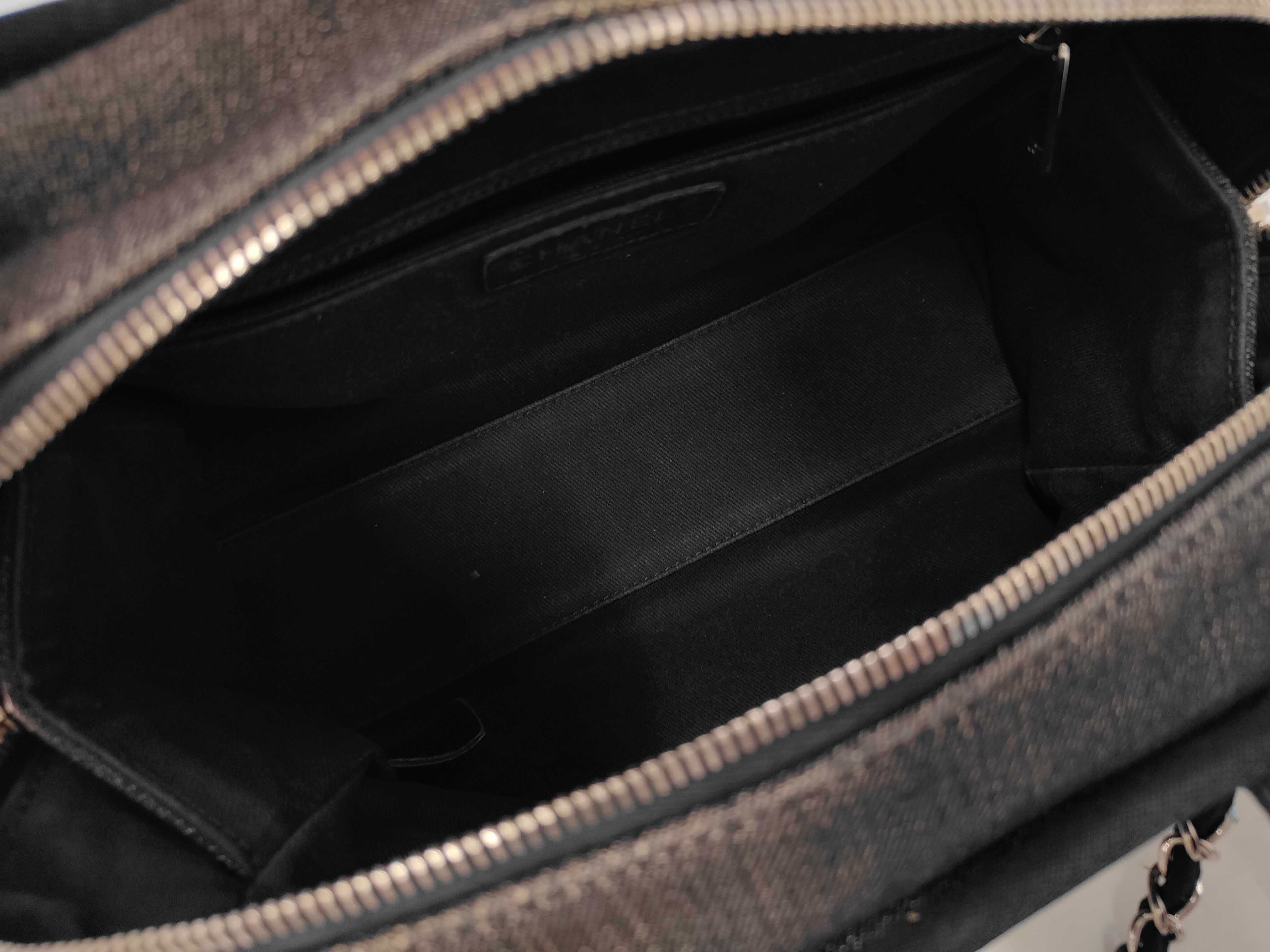 Deauville Bowling Denim Handbag — view 9
