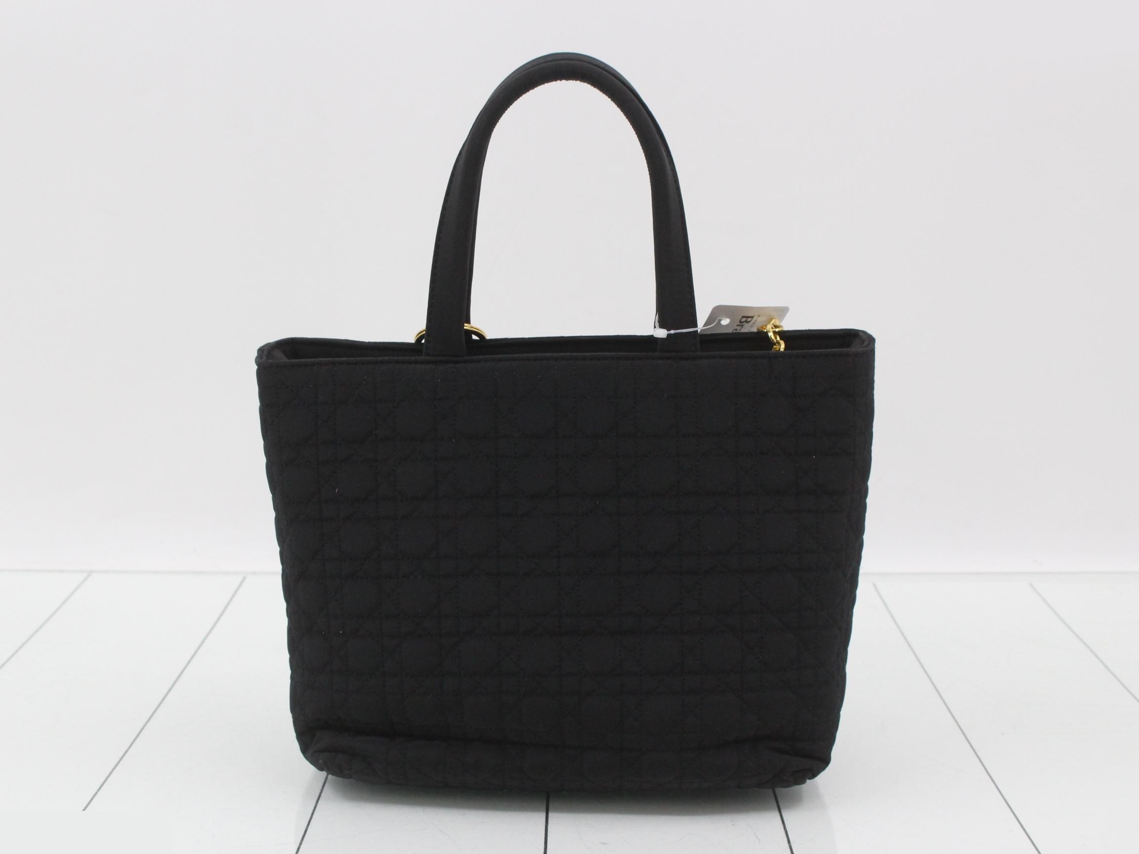 Cannage handbag, black — view 2