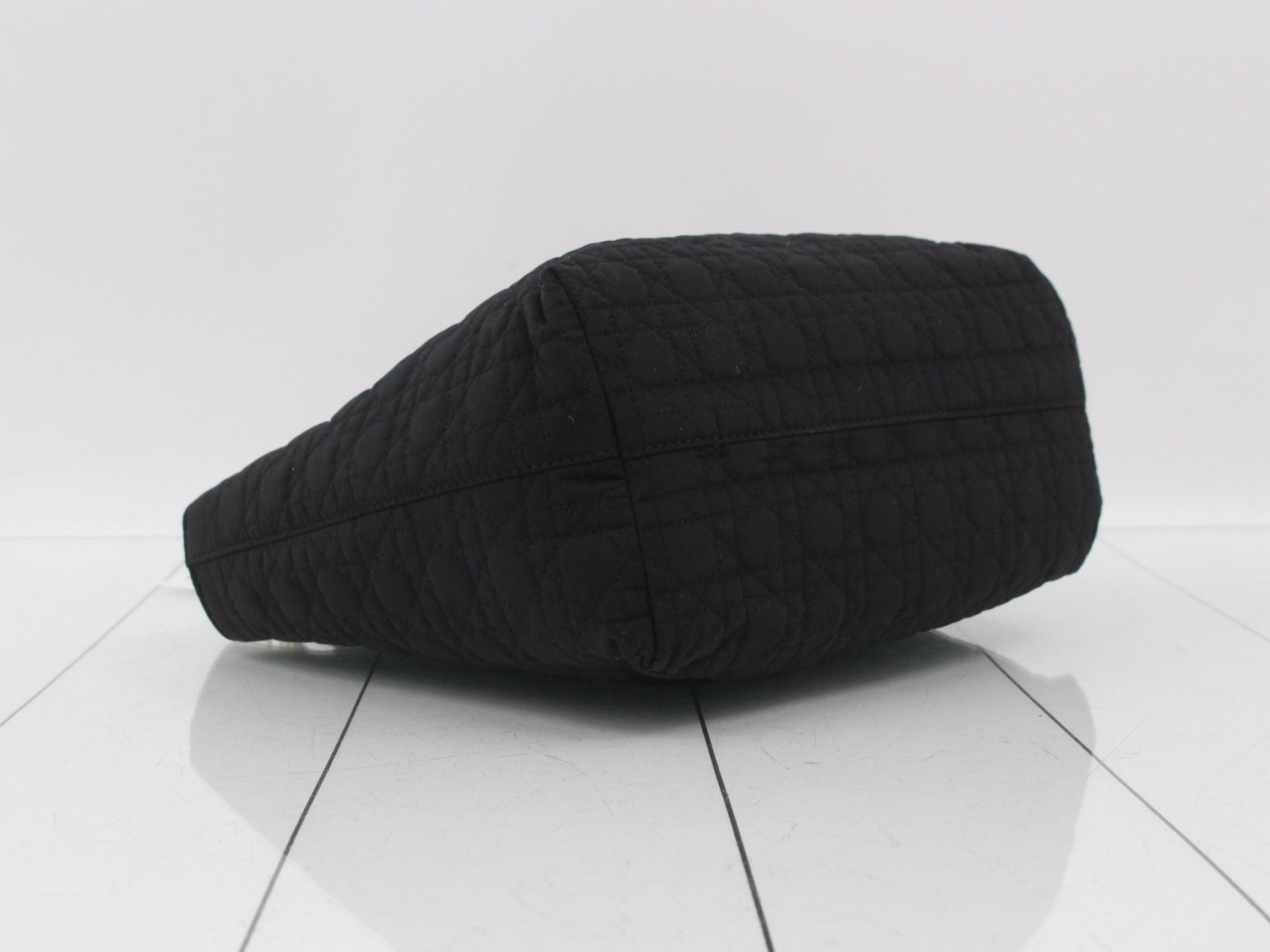 Cannage handbag, black — view 5