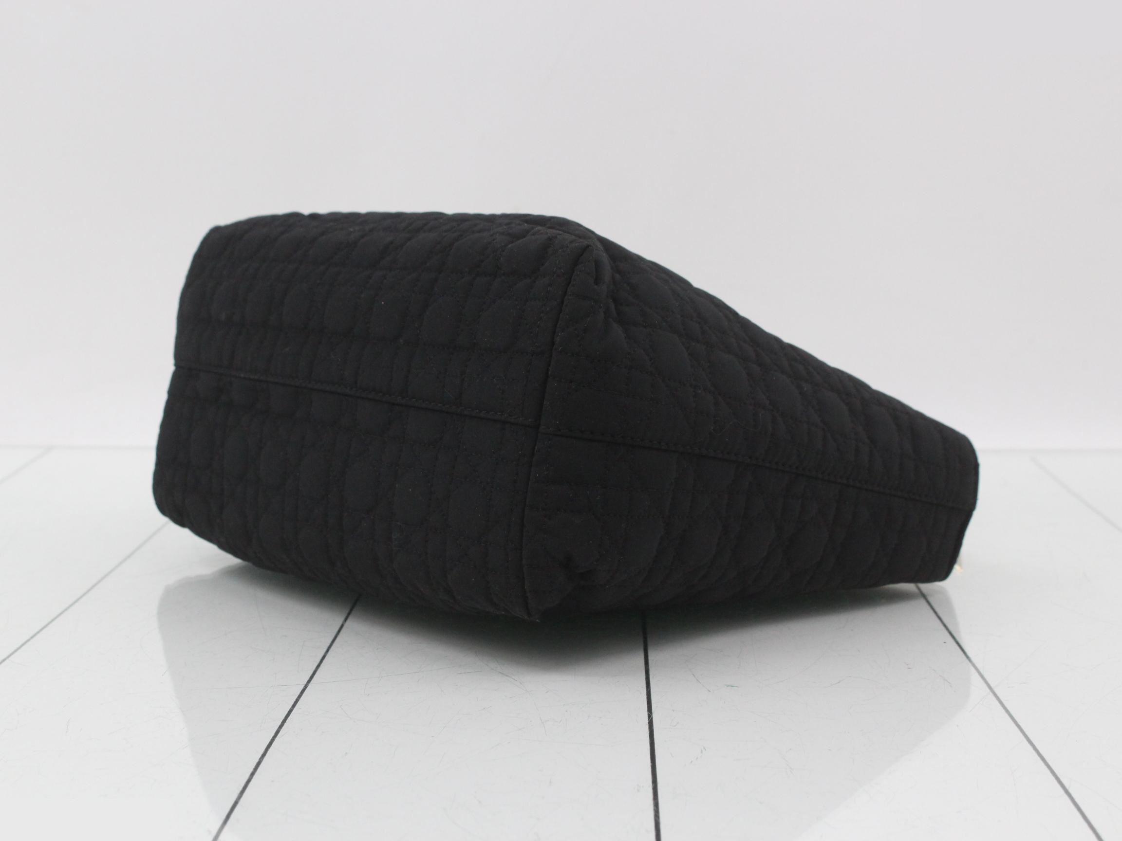 Cannage handbag, black — view 6