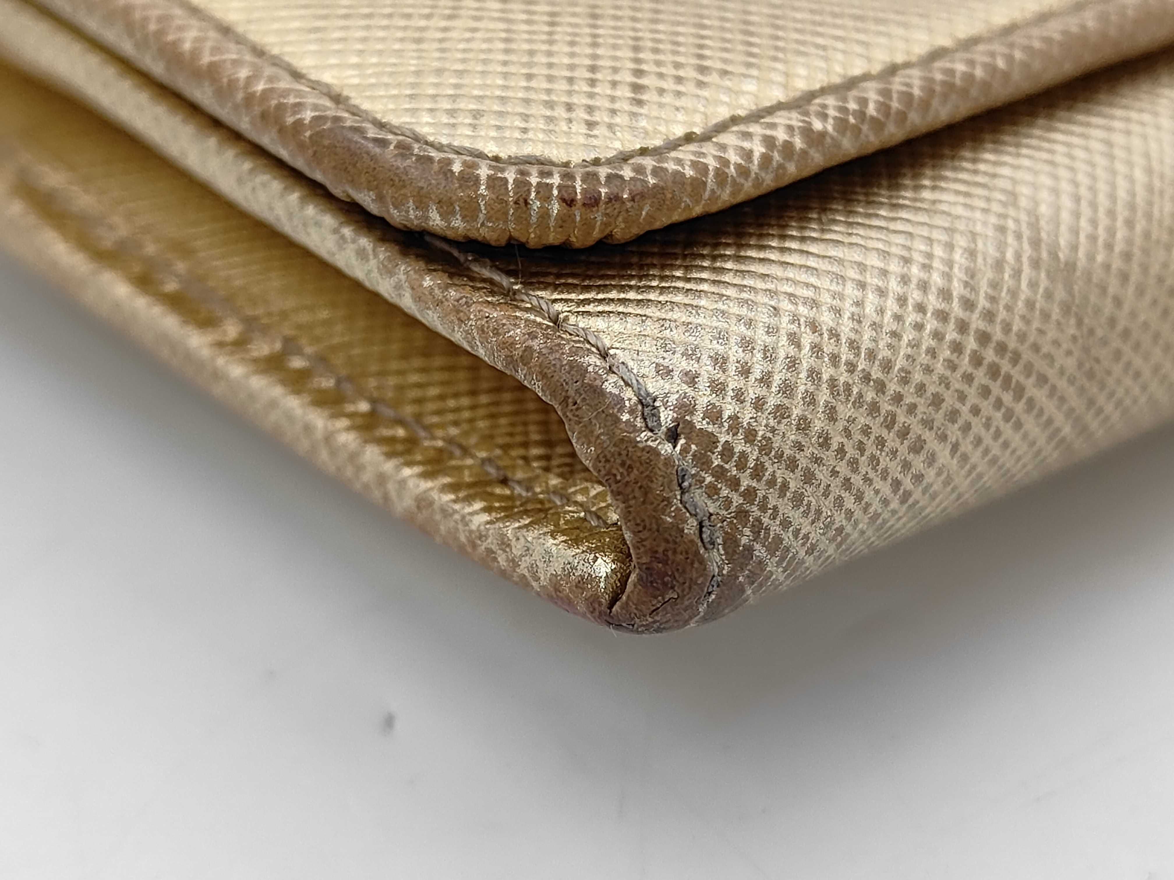 Saffiano Long Wallet Gold — view 7