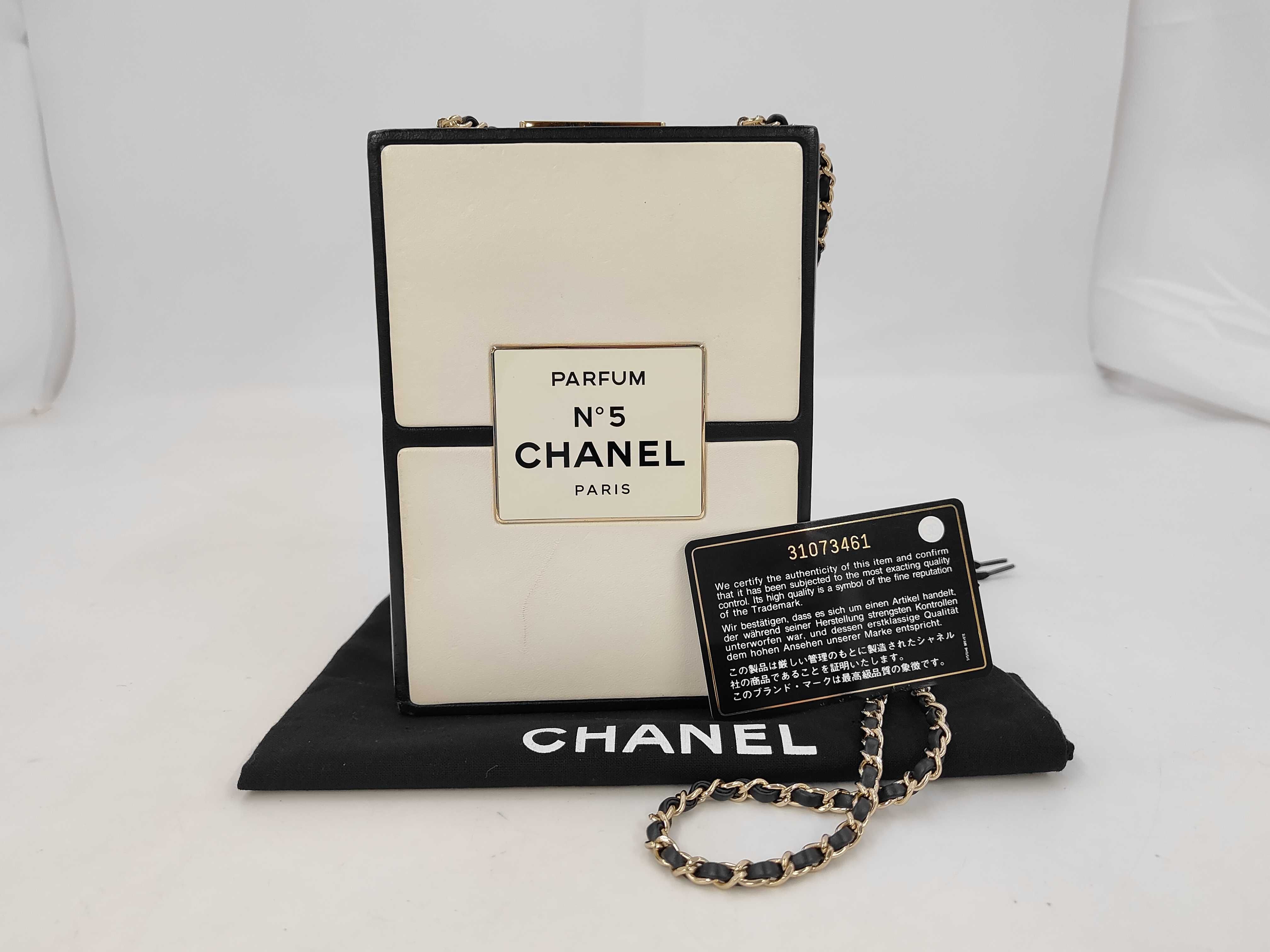No. 5 Lambskin Chain Shoulder Bag Perfume Box Shoulder Bag