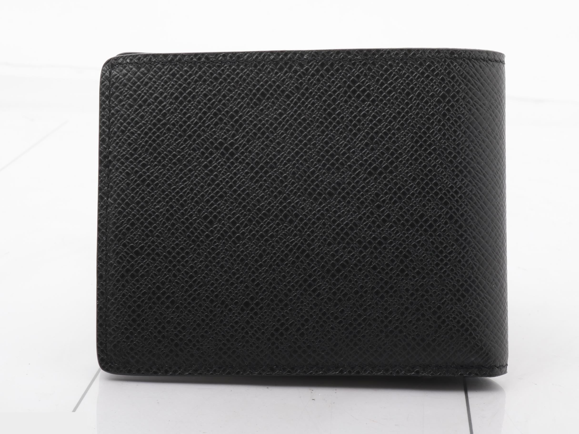Taiga Portefeuille Slender Bi-fold Wallet, Noir (RFID-proof) — view 2