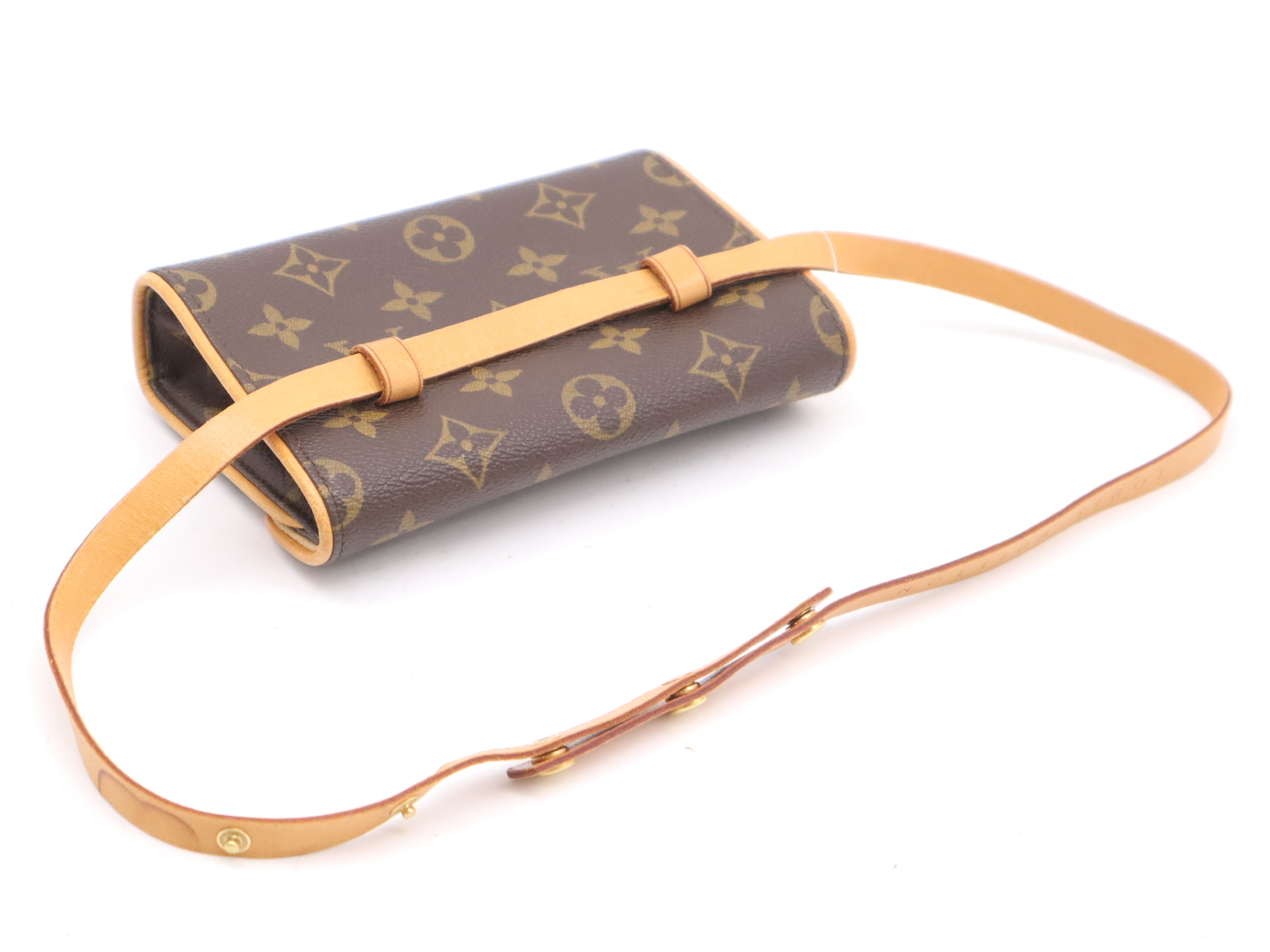 M51855 Monogram Pochette Florentine Shoulder Bag with Shoulder Strap — view 6