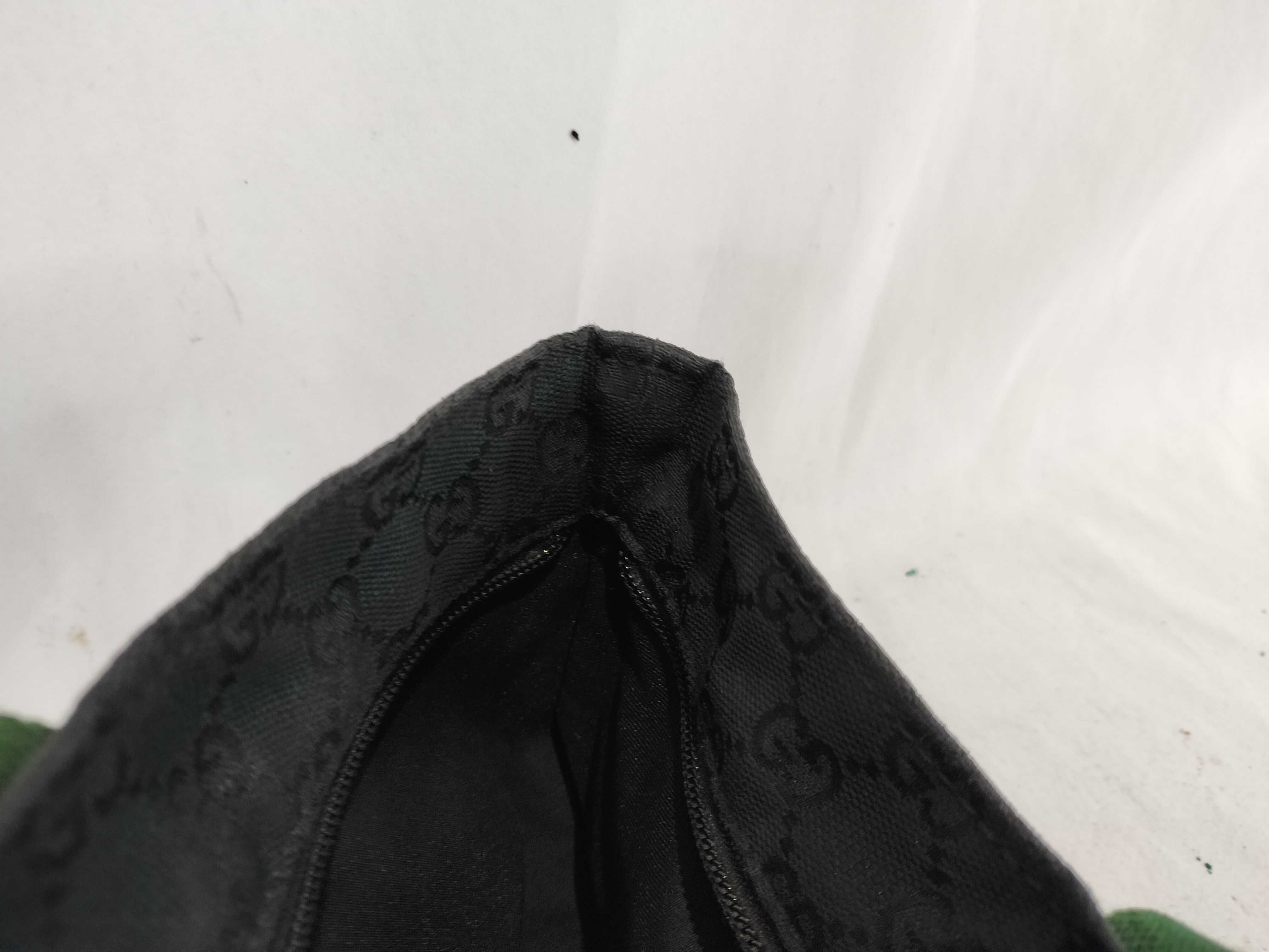 GG Canvas Gucci Boat-Shaped Tote GG Canvas/Sherry Line/Black Handbag — view 12