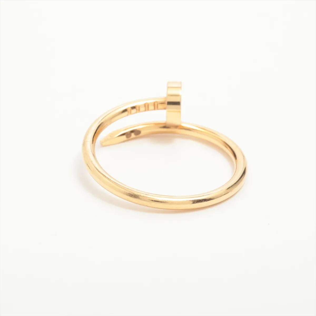 Juste un Clou SM Ring, 750 (Yellow Gold), 3.6g, Size 55, SSR315, dents. — view 2