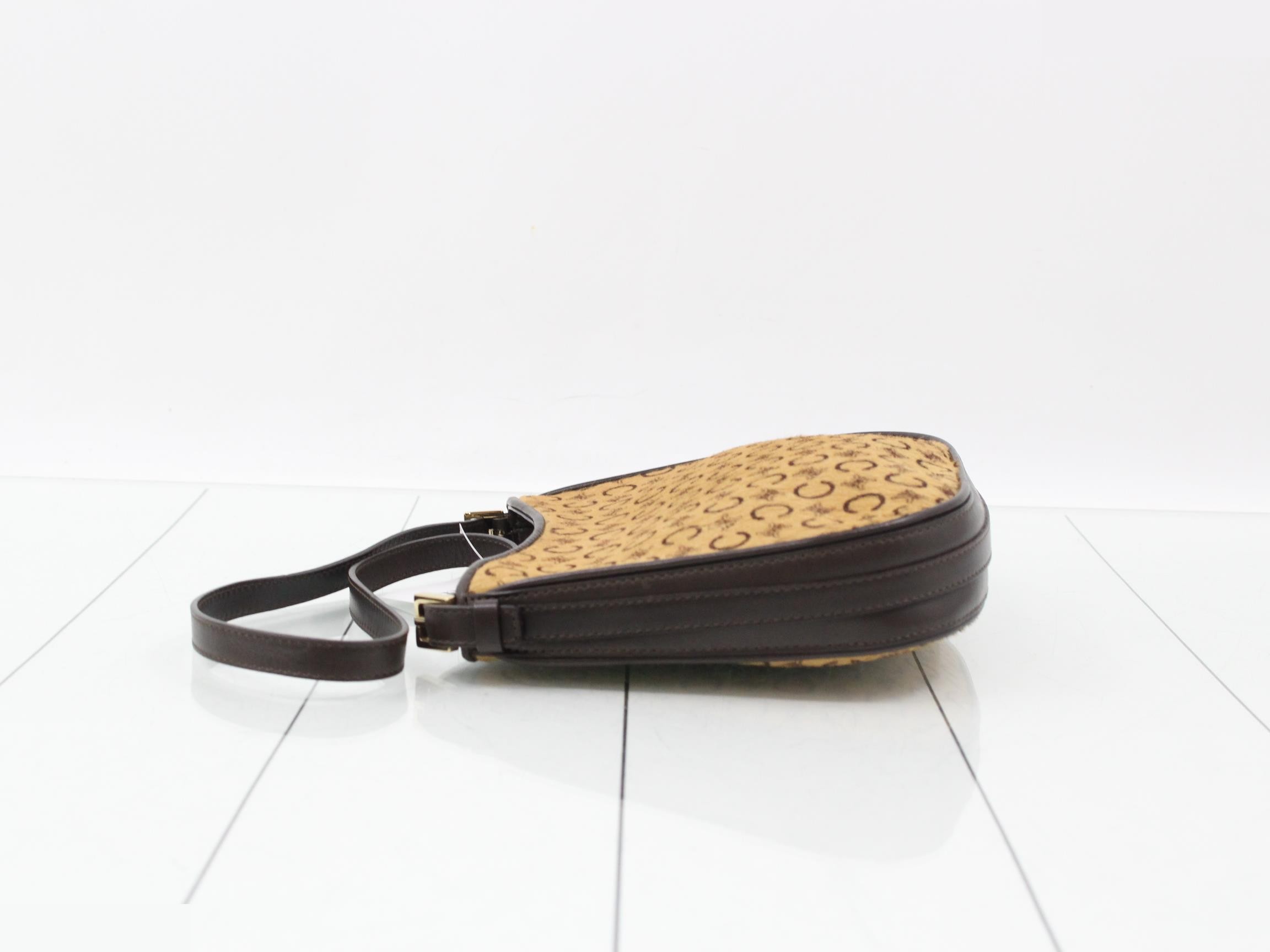 Calf hair shoulder bag — view 4