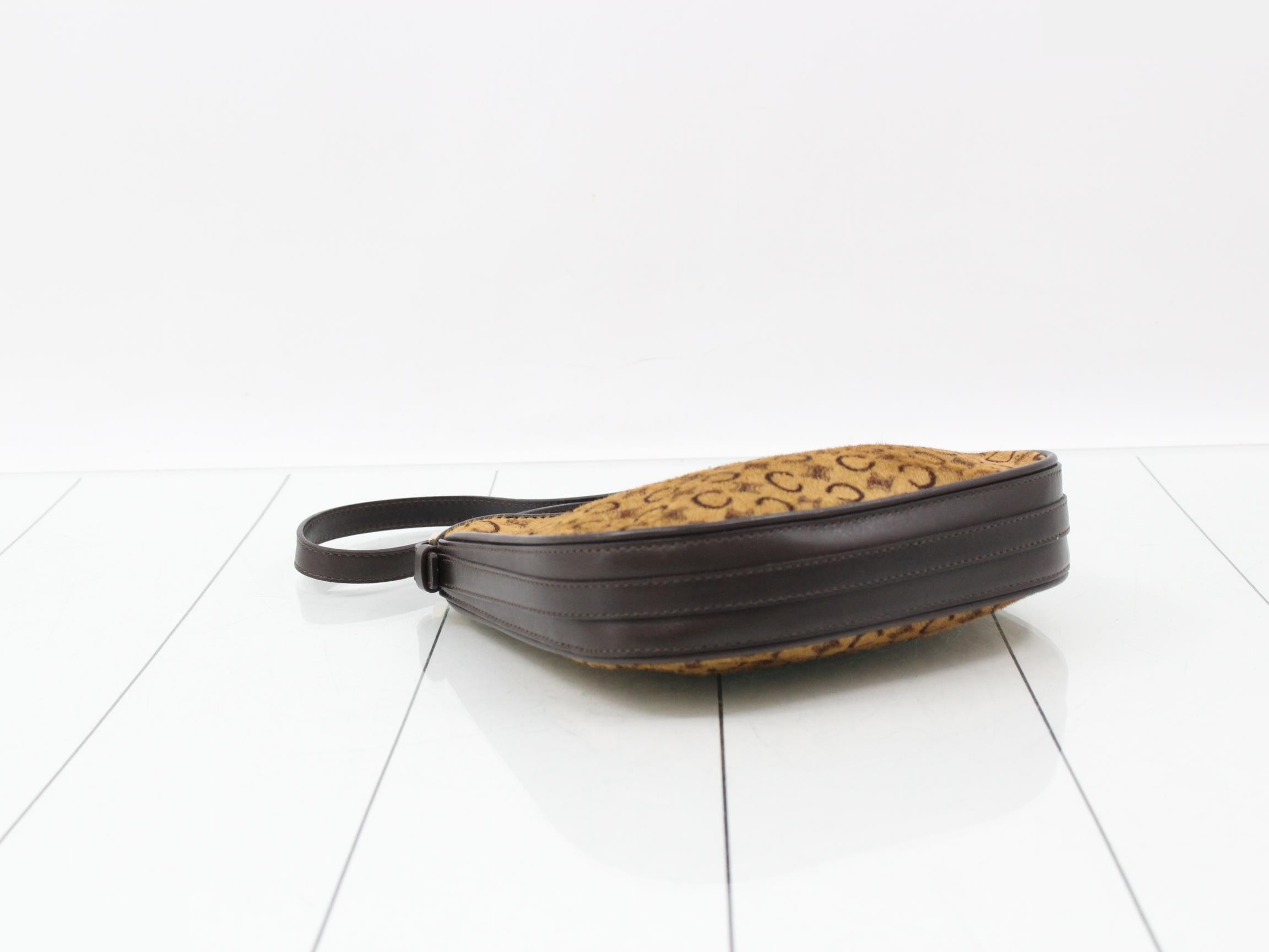 Calf hair shoulder bag — view 5