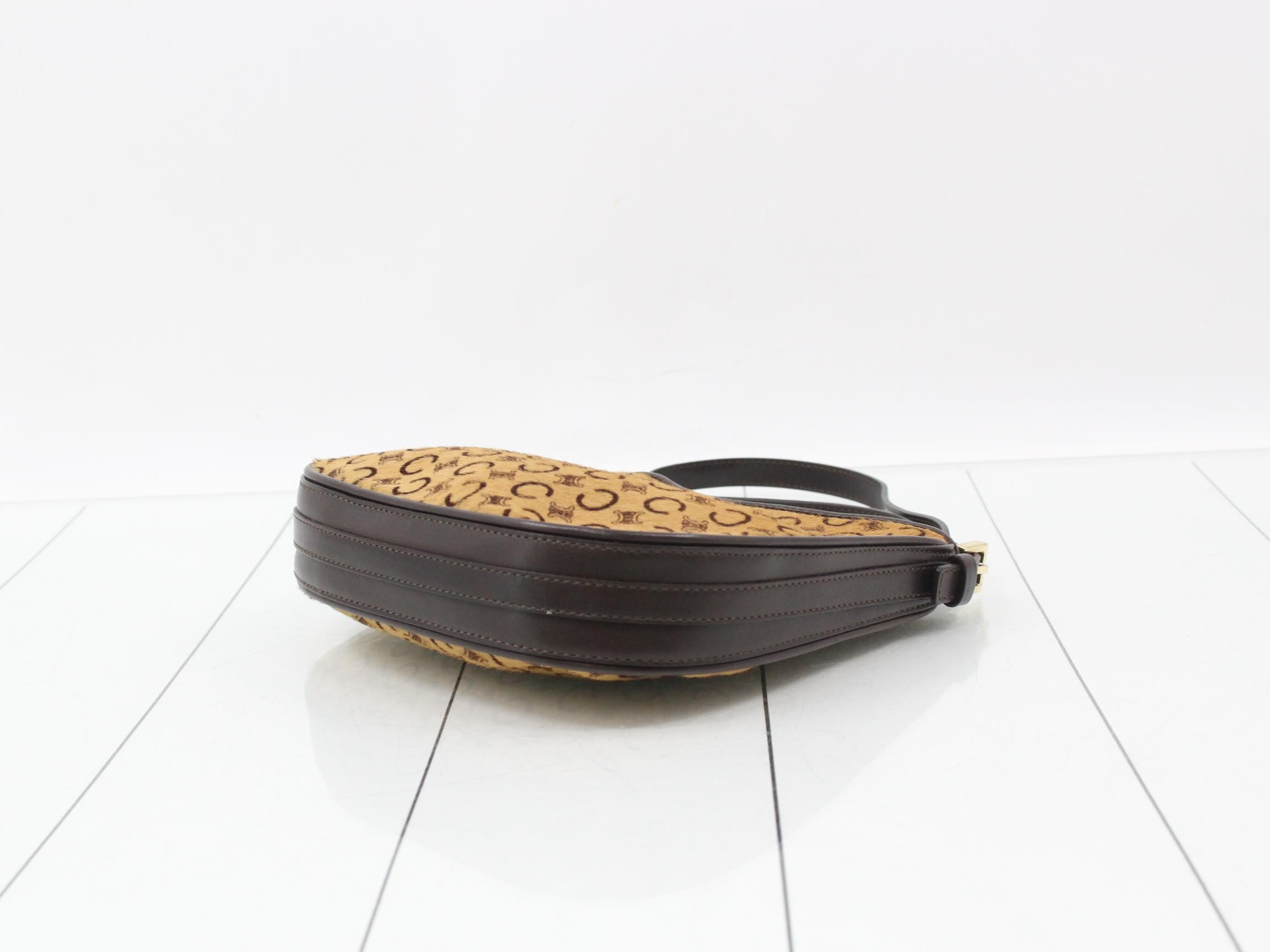 Calf hair shoulder bag — view 6