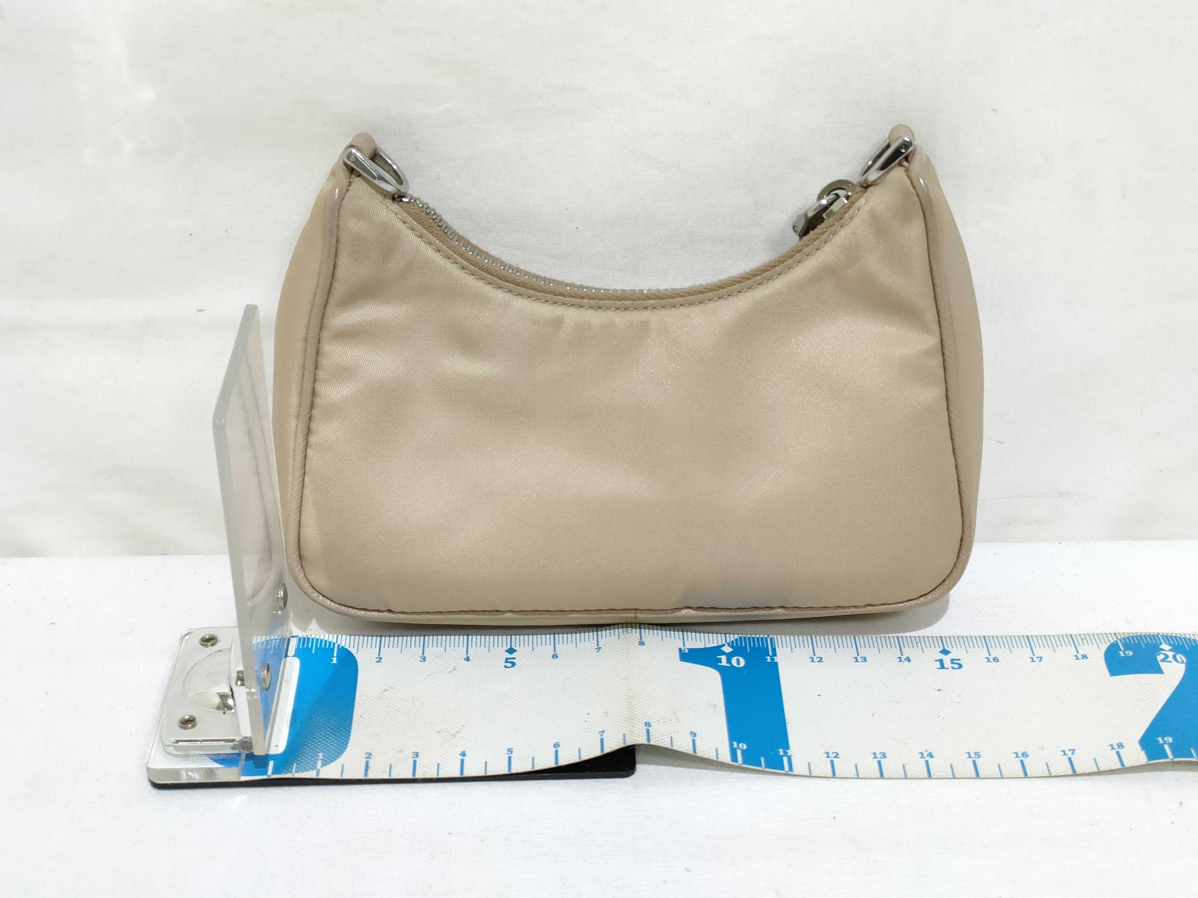 Nylon Prada Mini Hobo Crossbody Bag Shoulder Bag — view 2